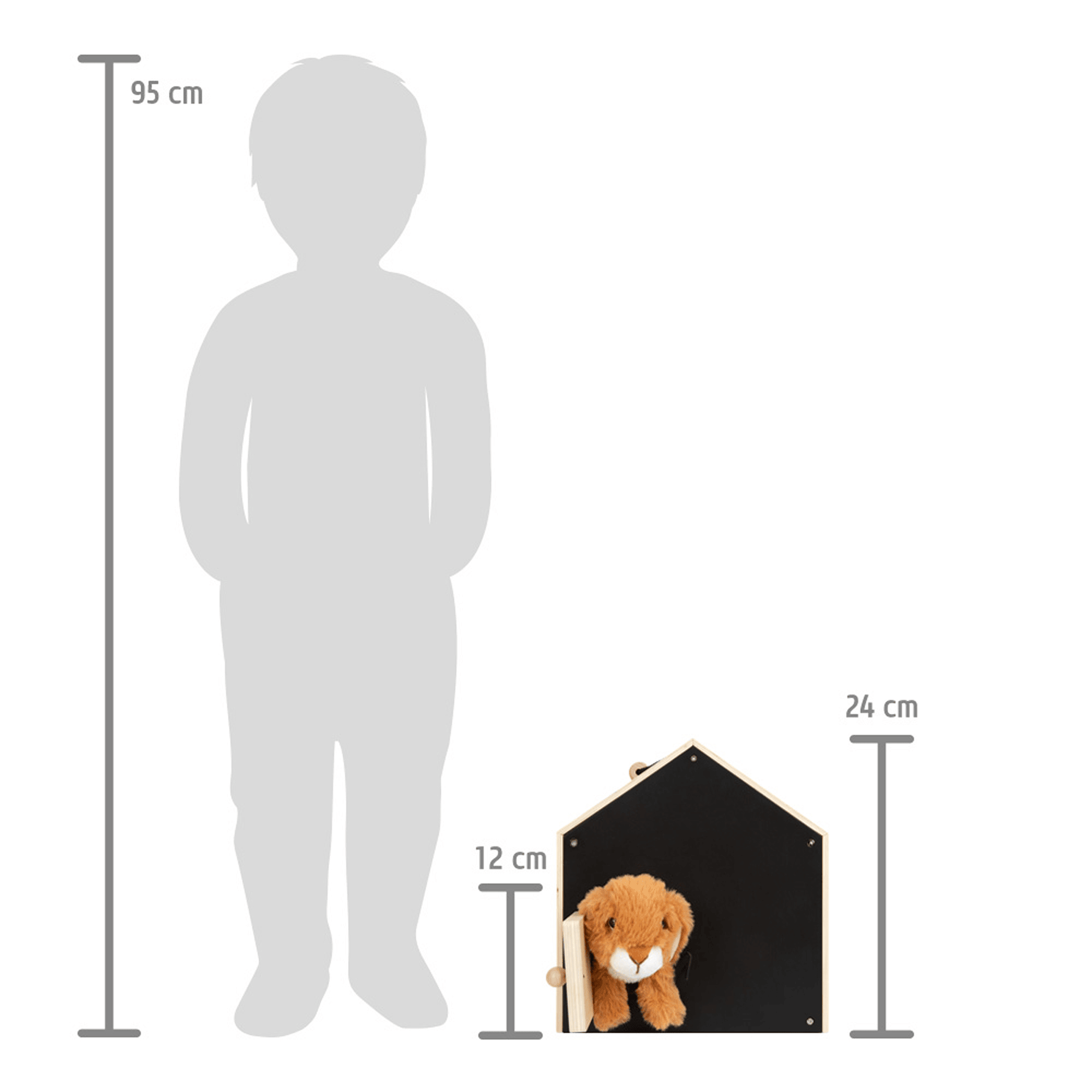 Holzfiguren, small foot, Mehrfarbig – Produktansicht