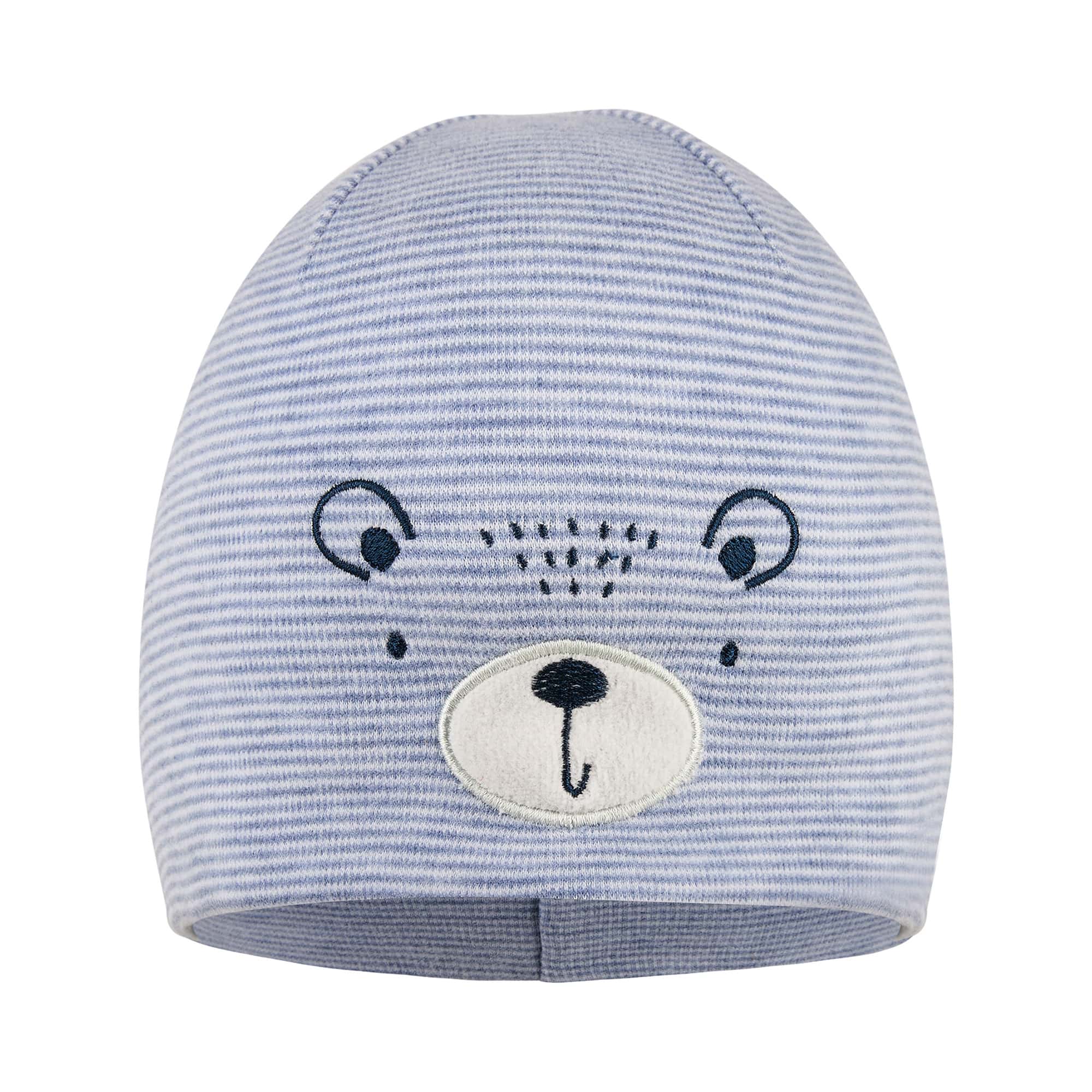 Beanie Mützen, Sterntaler – Besonderheit: weiches Mischgewebe mit Streifen