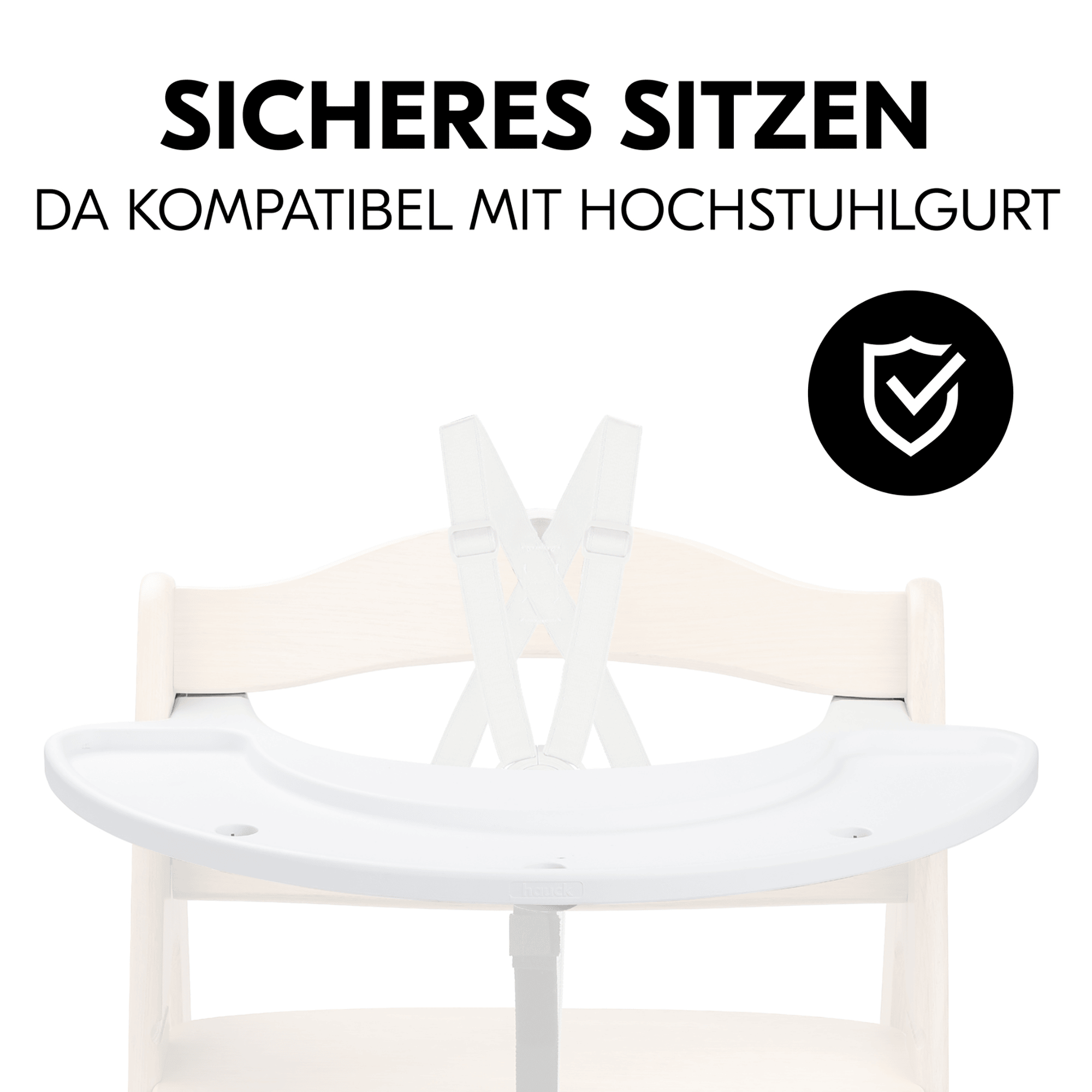 Hochstuhl Zubehör, hauck, Weiß – Produktansicht