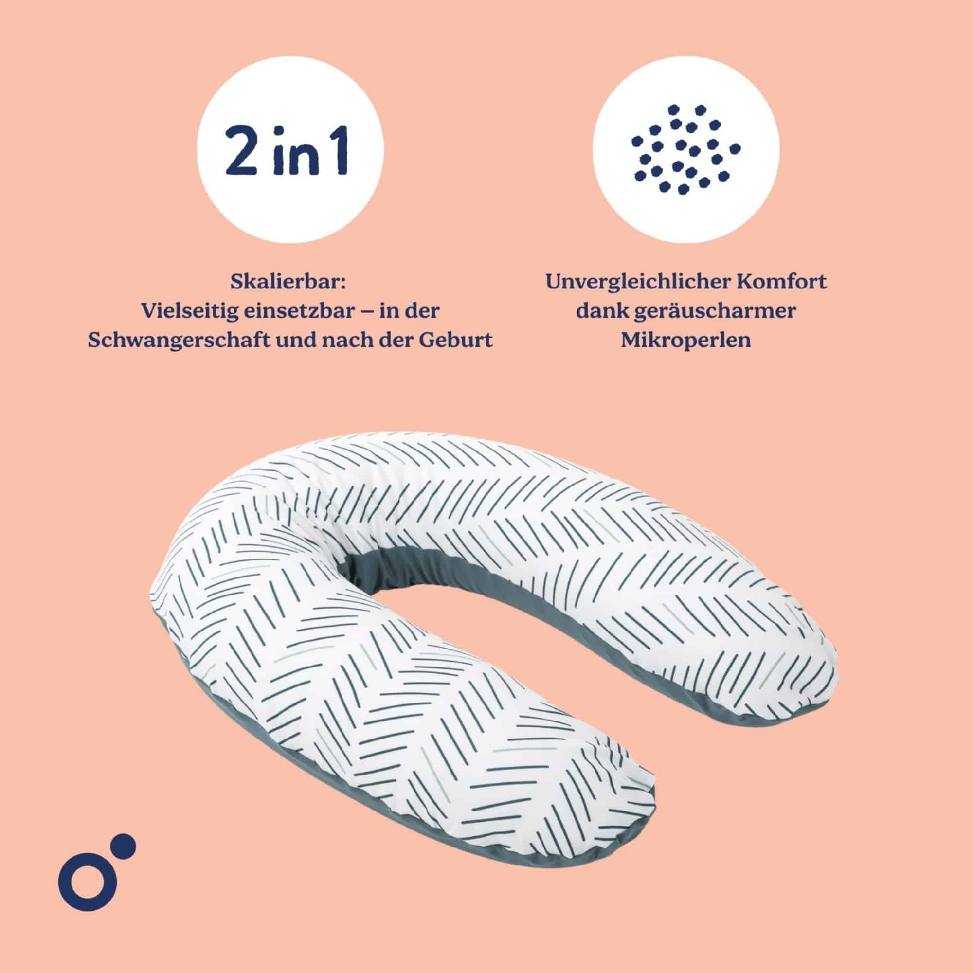 Stillkissen, doomoo, Grün – Produktansicht