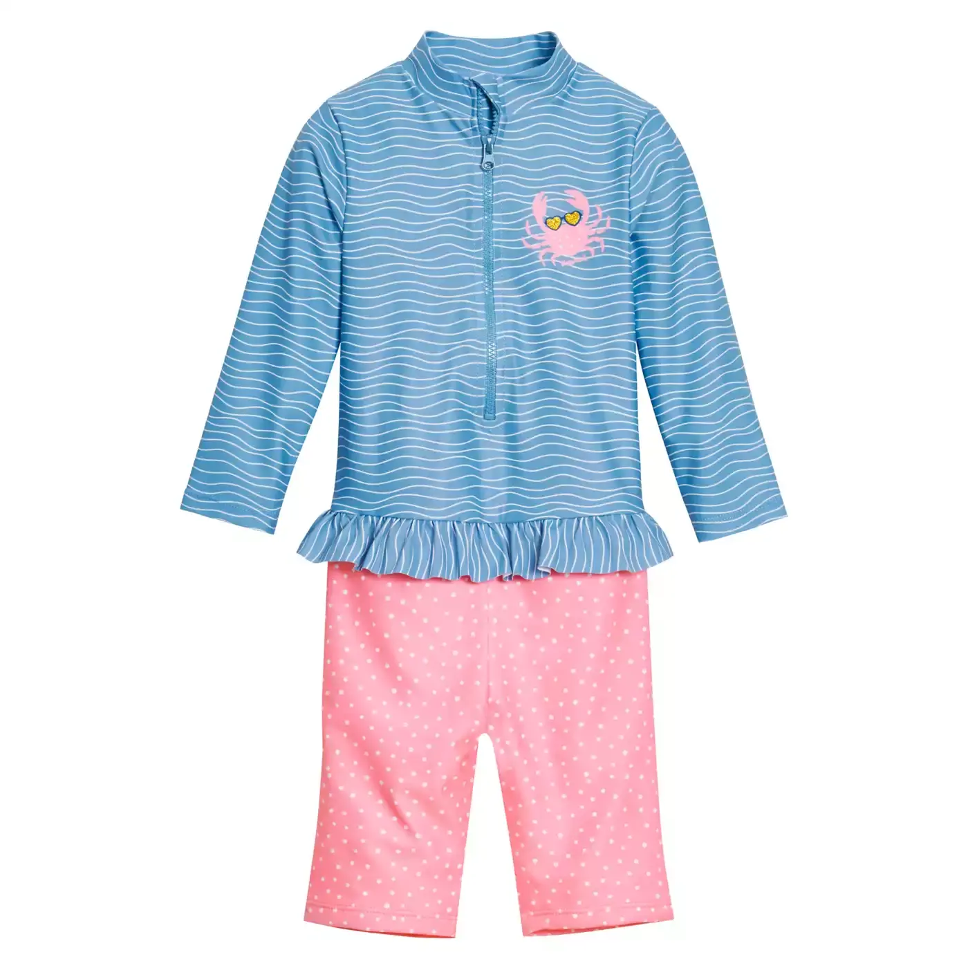 UV-Schutz Einteiler Krebs Playshoes Blau M2000580288209 3