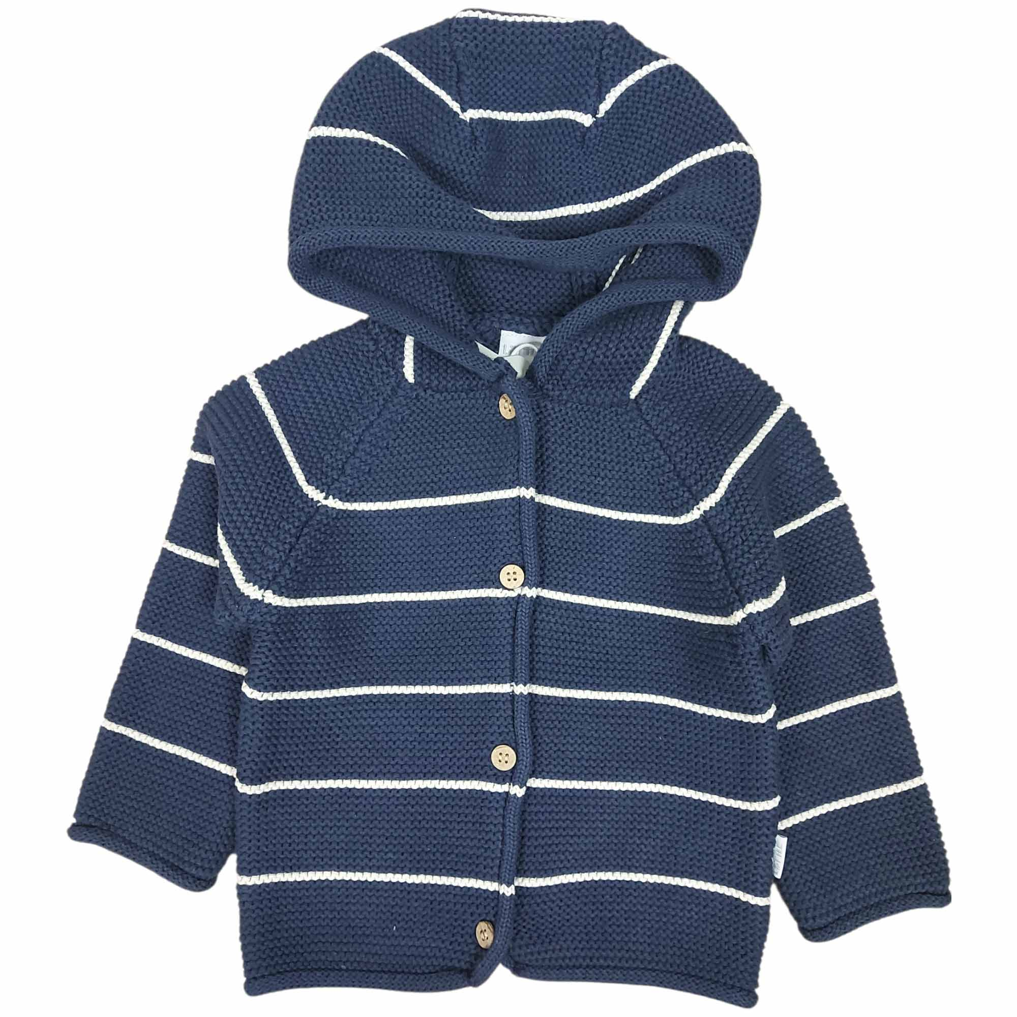 Sweat-, Fleece- & Strickjacken, LITTLE, Blau – Besonderheit: aus 100% Baumwolle