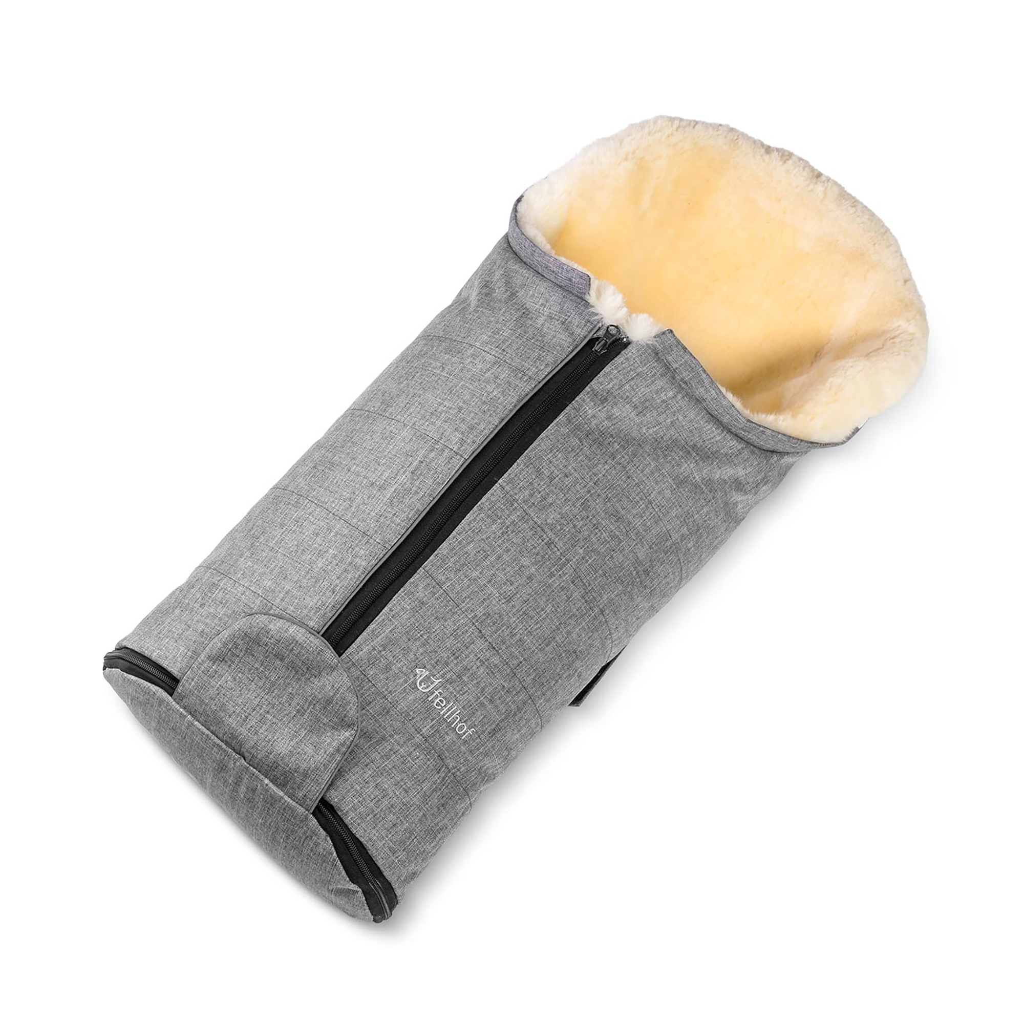 Fußsäcke, fellhof, Schwarz – Besonderheit: Innenmaterial aus 100 % Merino-Lammfell