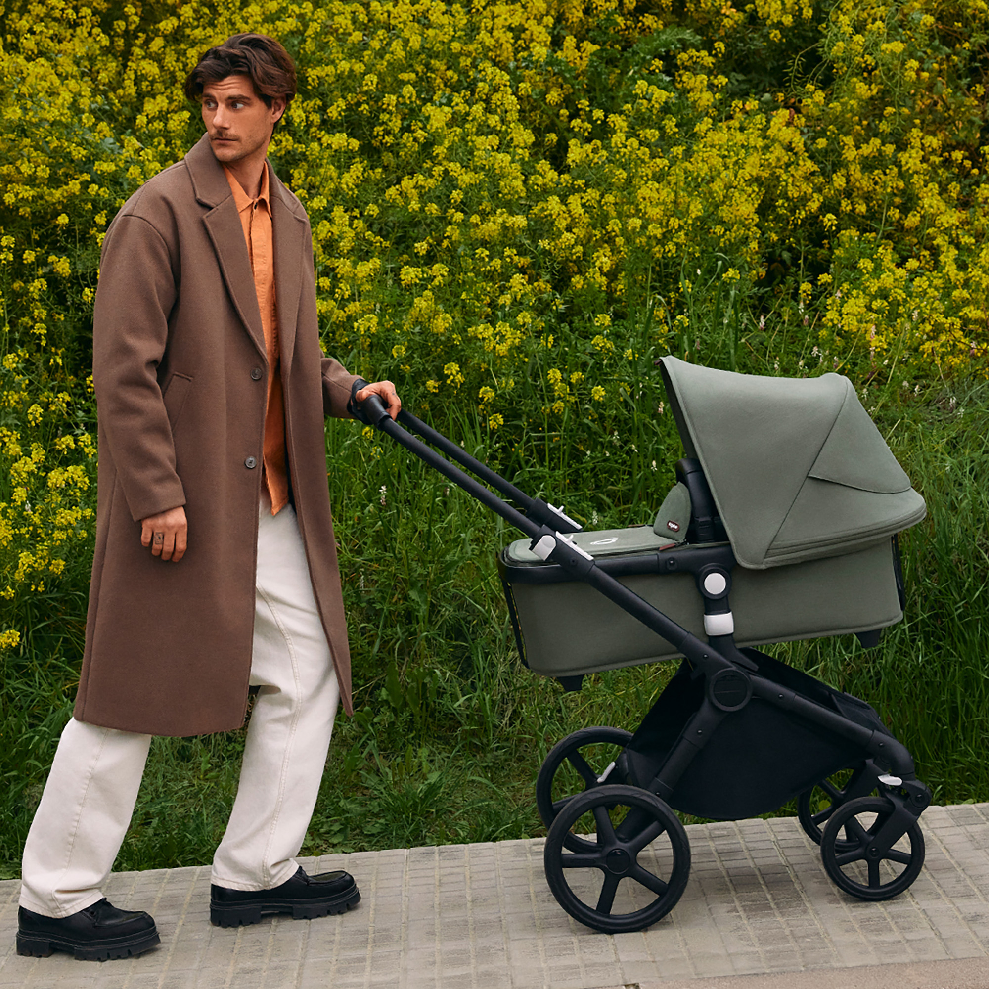 Kombi-Kinderwagen, bugaboo, Grün – Produktansicht