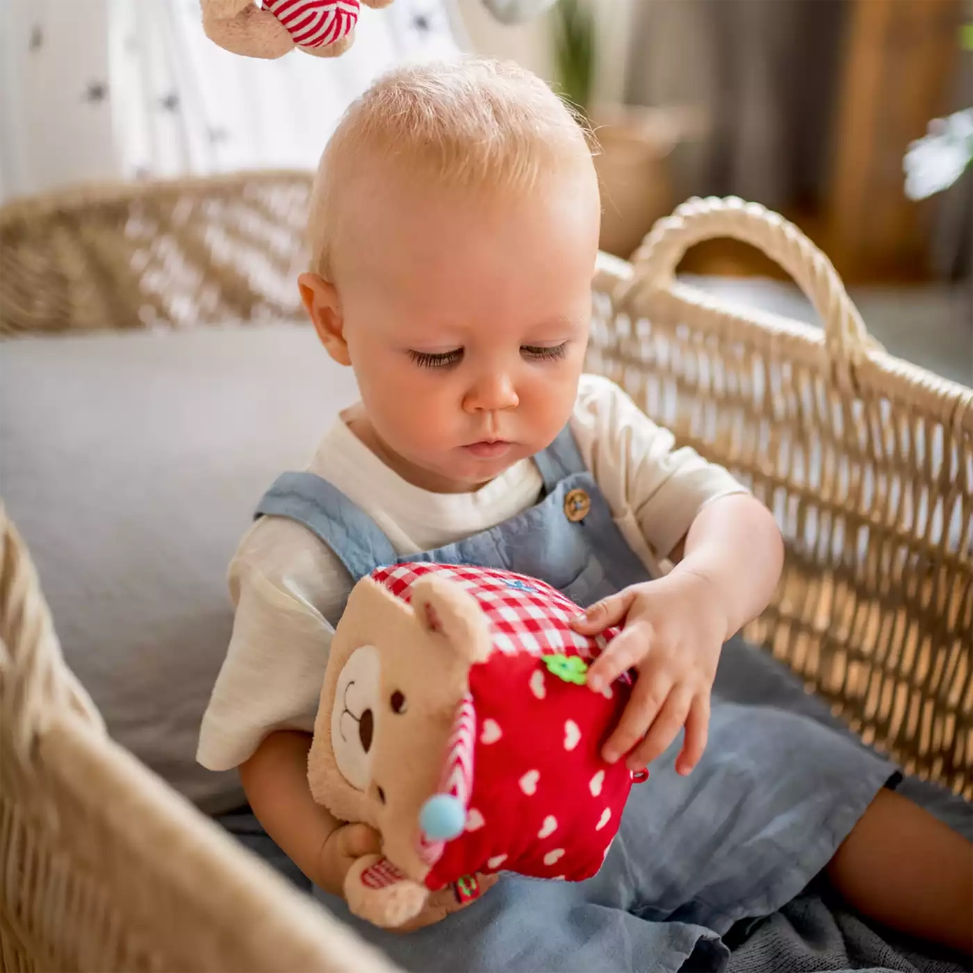 Spielwürfel Teddy DIE SPIEGELBURG Rot 2000580147605 2