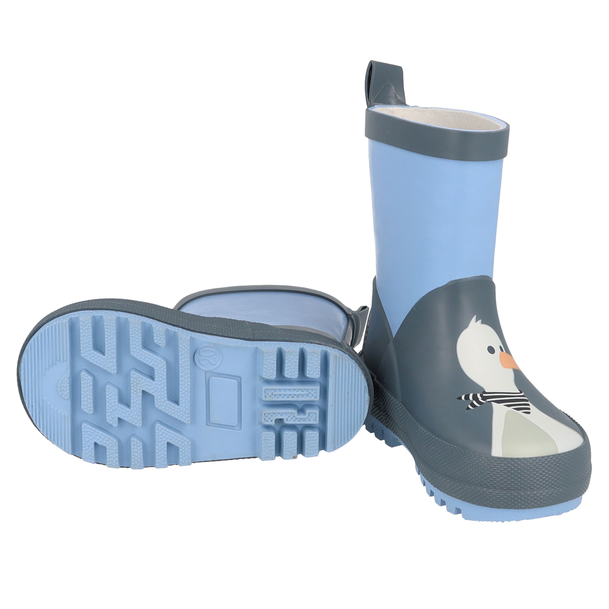 Gummistiefel, MaxiMo, Blau – Besonderheit: Futter aus 35% Baumwolle