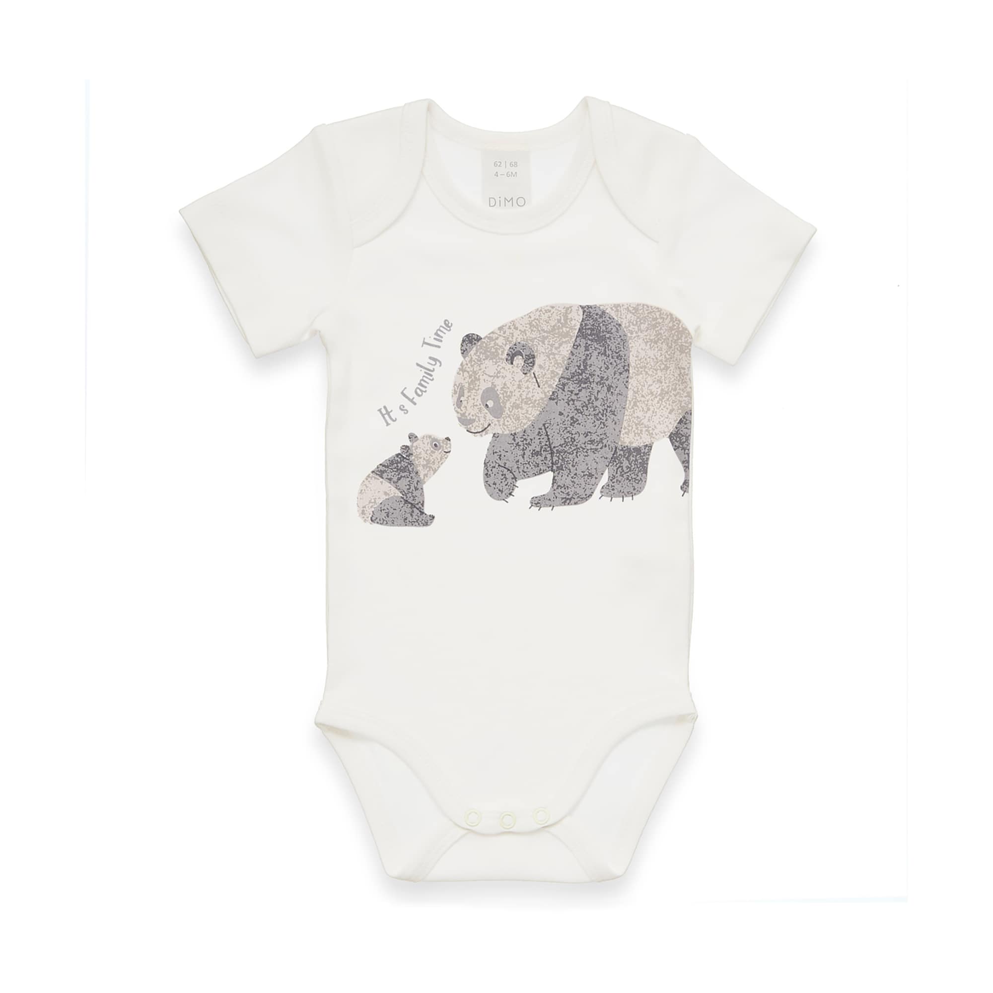 Kurzarmbodys, DIMO, Weiß – Produktansicht