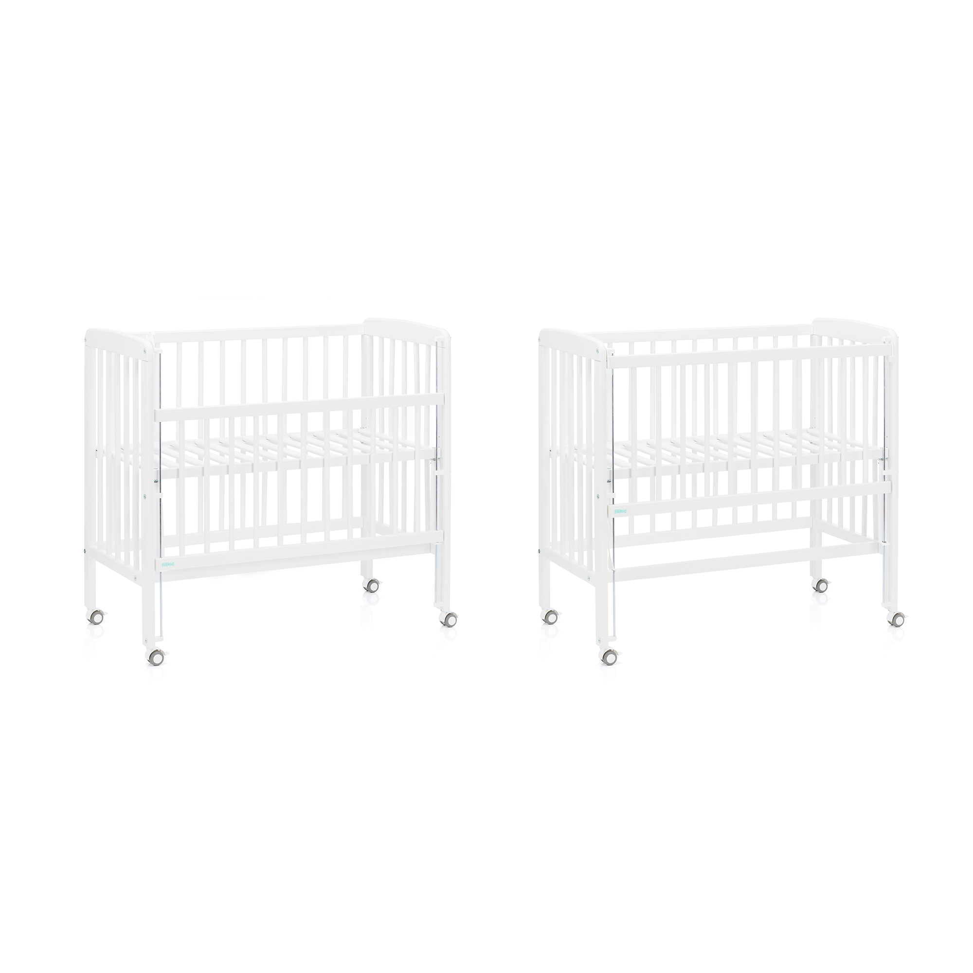 Beistellbetten, fillikid, Weiß – Produktansicht
