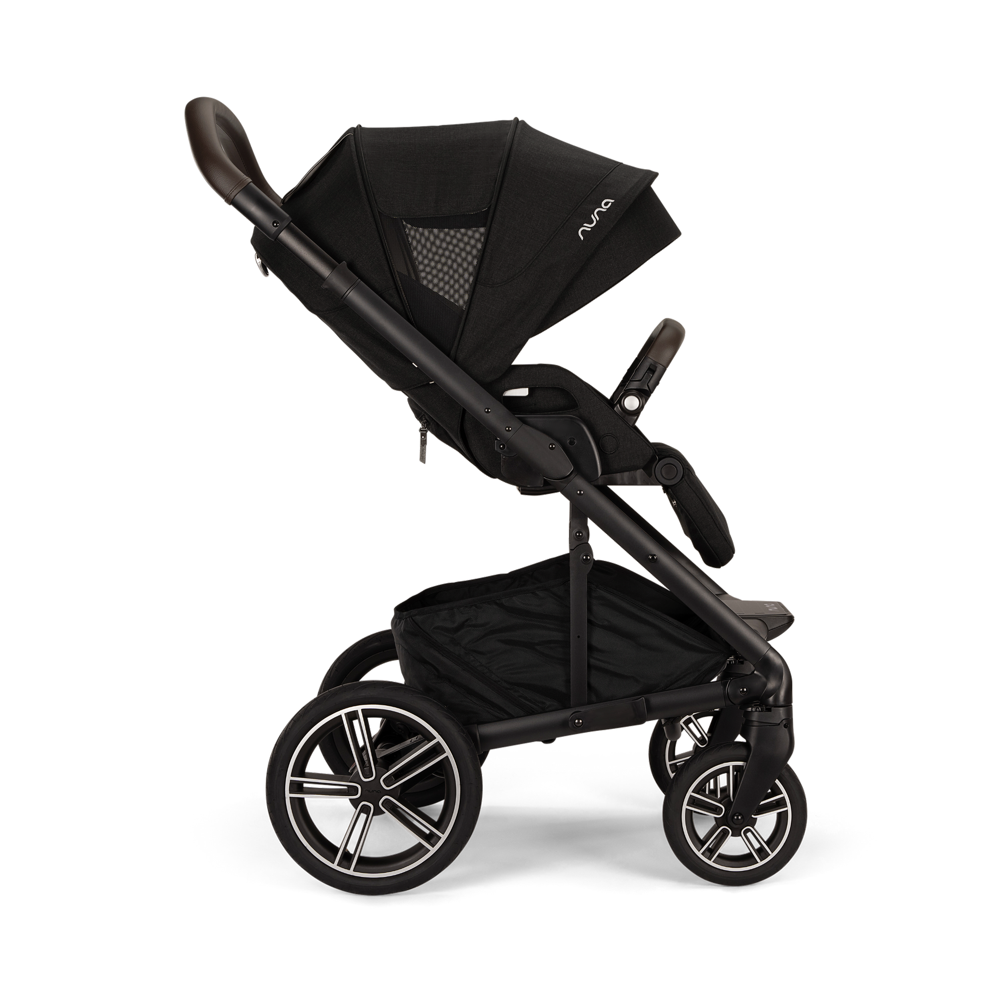 Kombi-Kinderwagen, nuna, Schwarz – Produktansicht