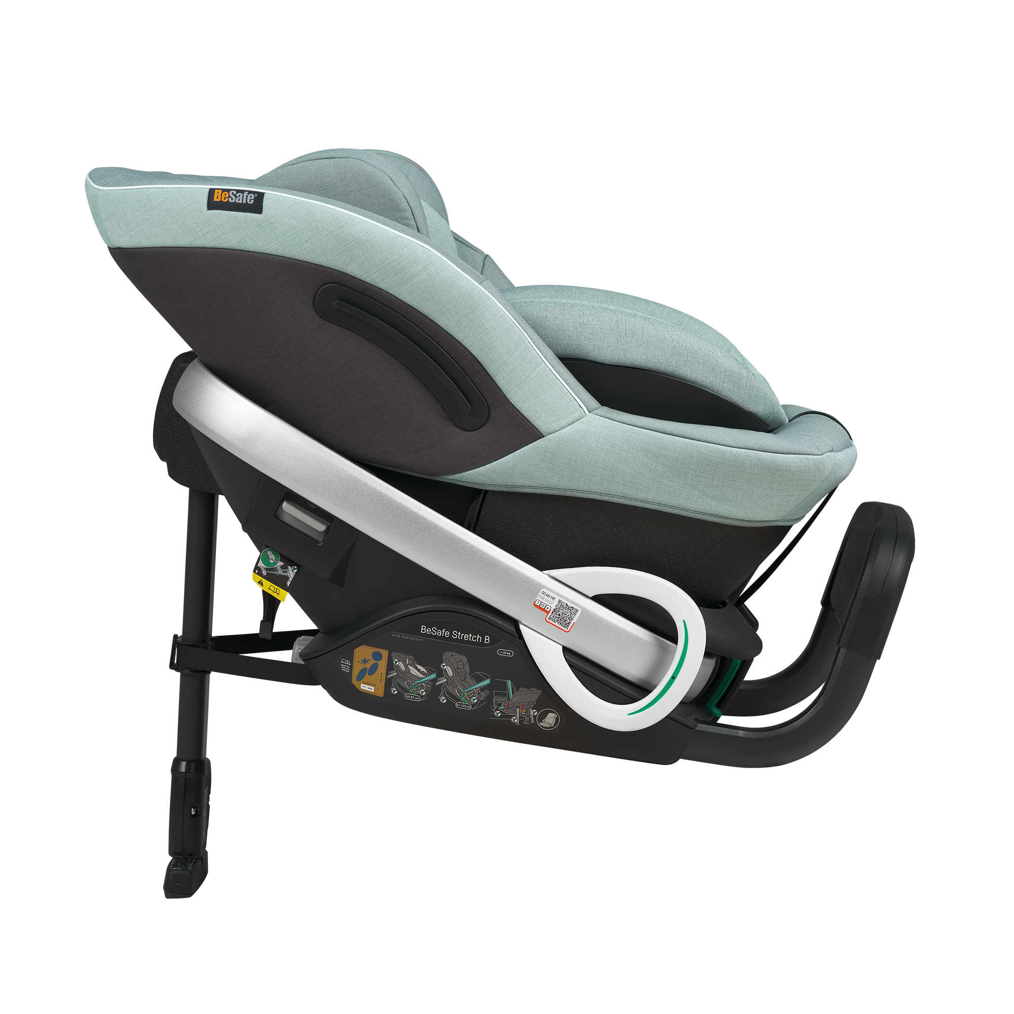 Reboarder 0-18 kg, Gruppe 0+/1, BeSafe, Grün – Produktansicht