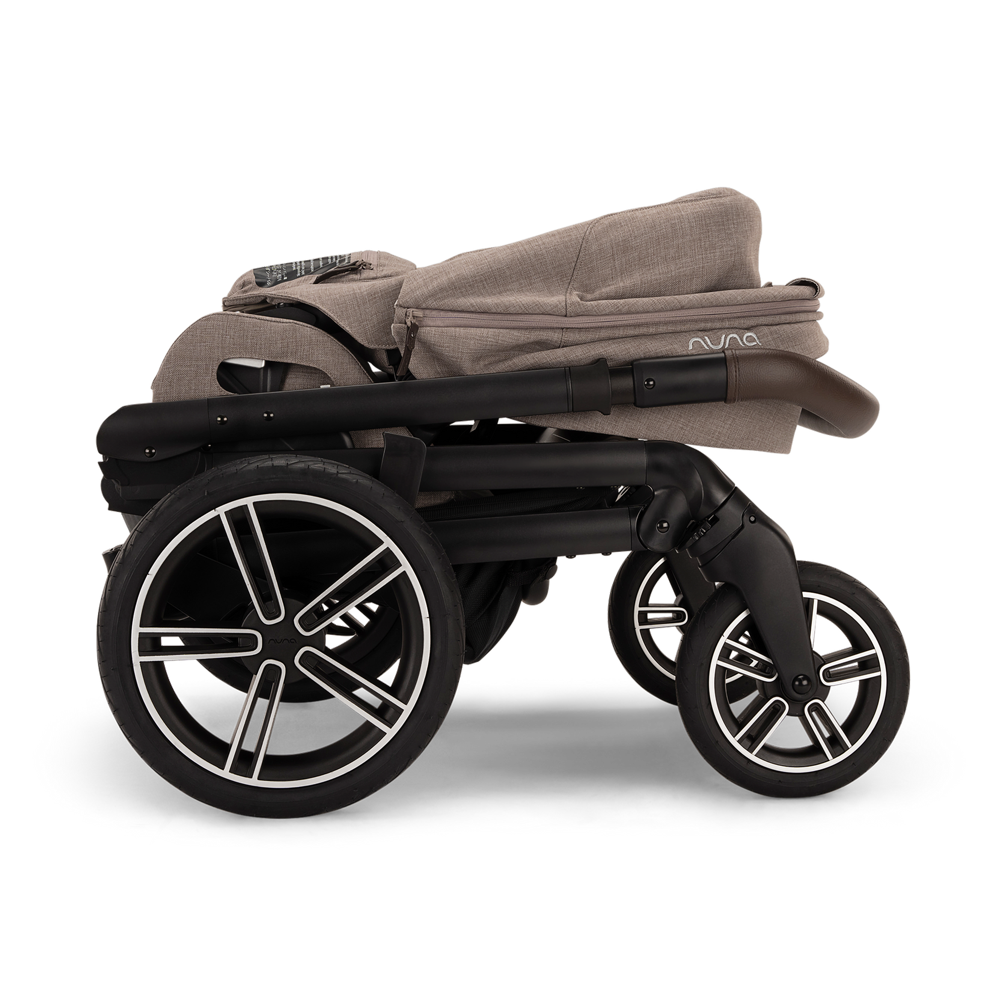 Kombi-Kinderwagen, nuna, Braun – Produktansicht