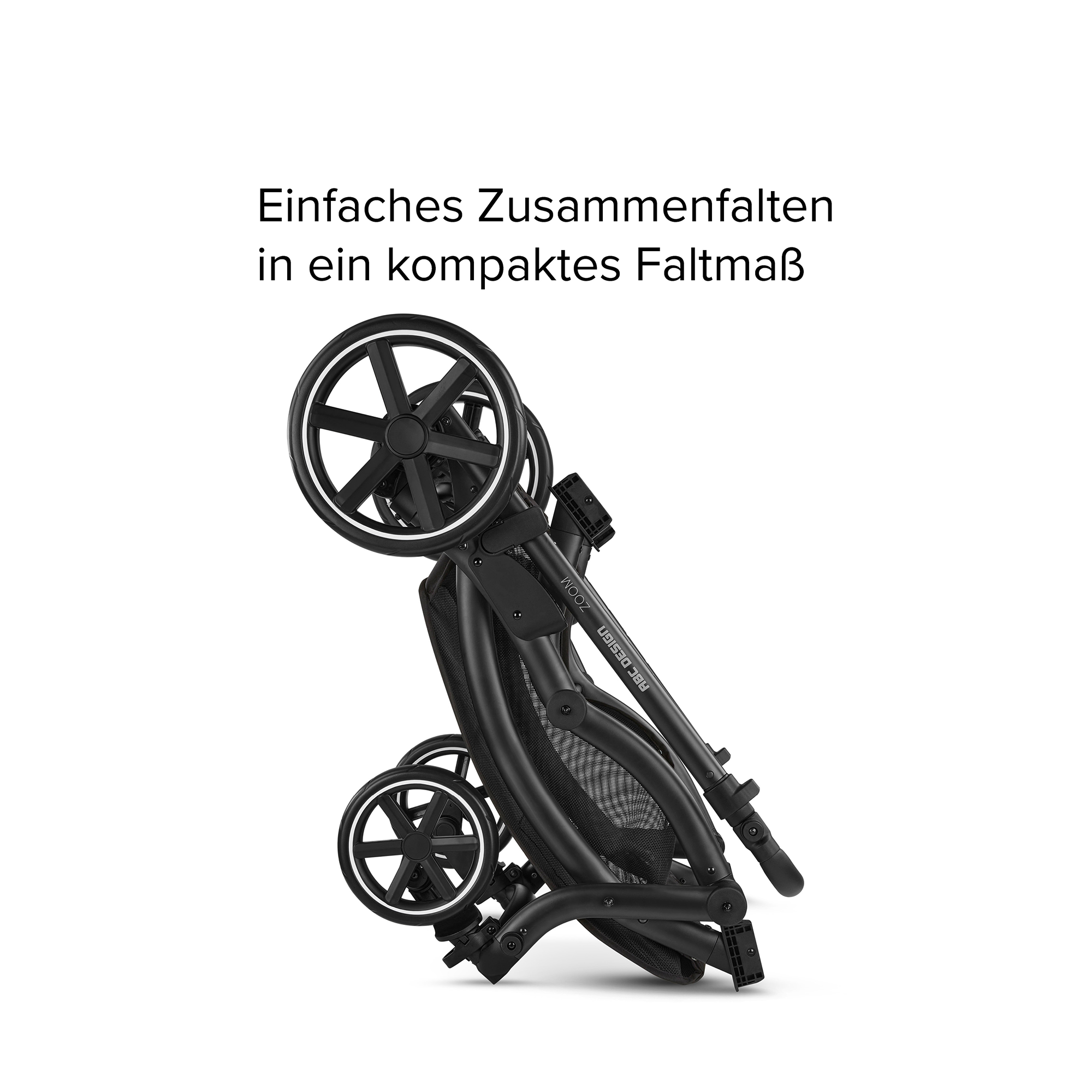 Zwillingswagen & Geschwisterwagen, ABC DESIGN, Schwarz – Produktansicht