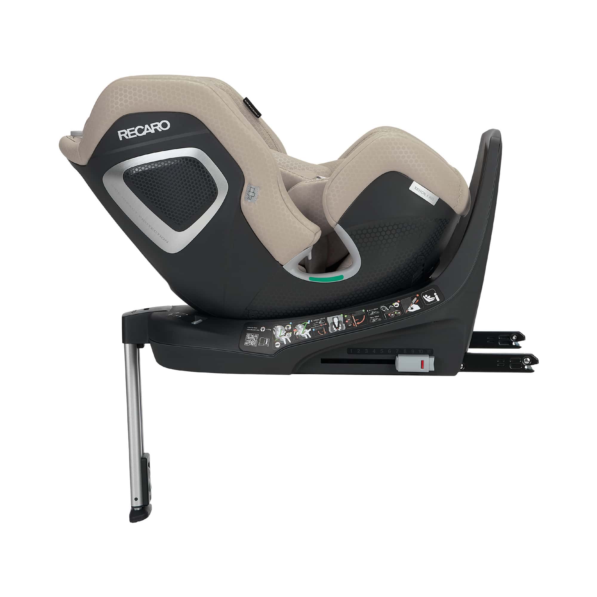 Reboarder 0-18 kg, Gruppe 0+/1, RECARO, Beige – Produktansicht