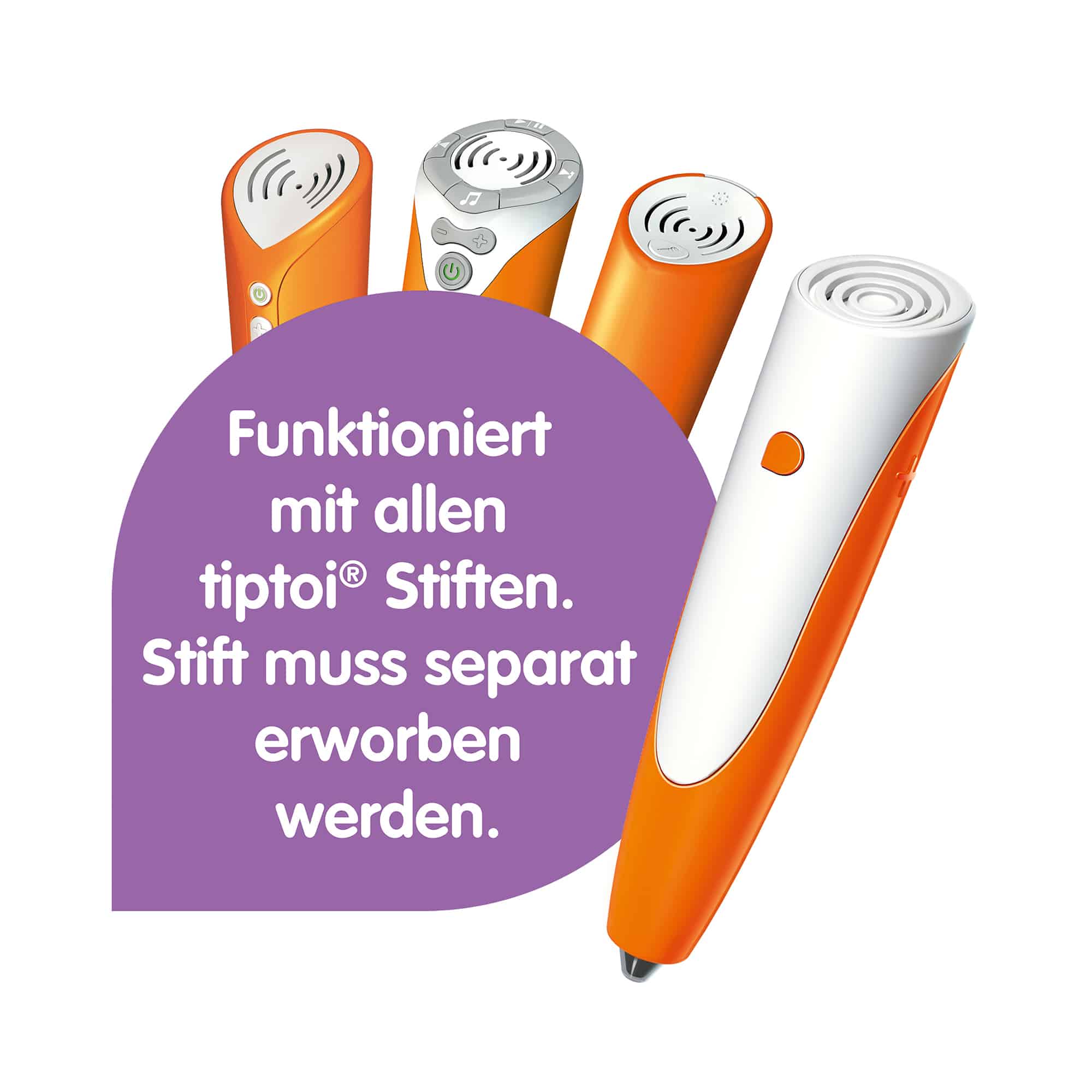 Kinderbücher, Tiptoi, Lila – Produktansicht