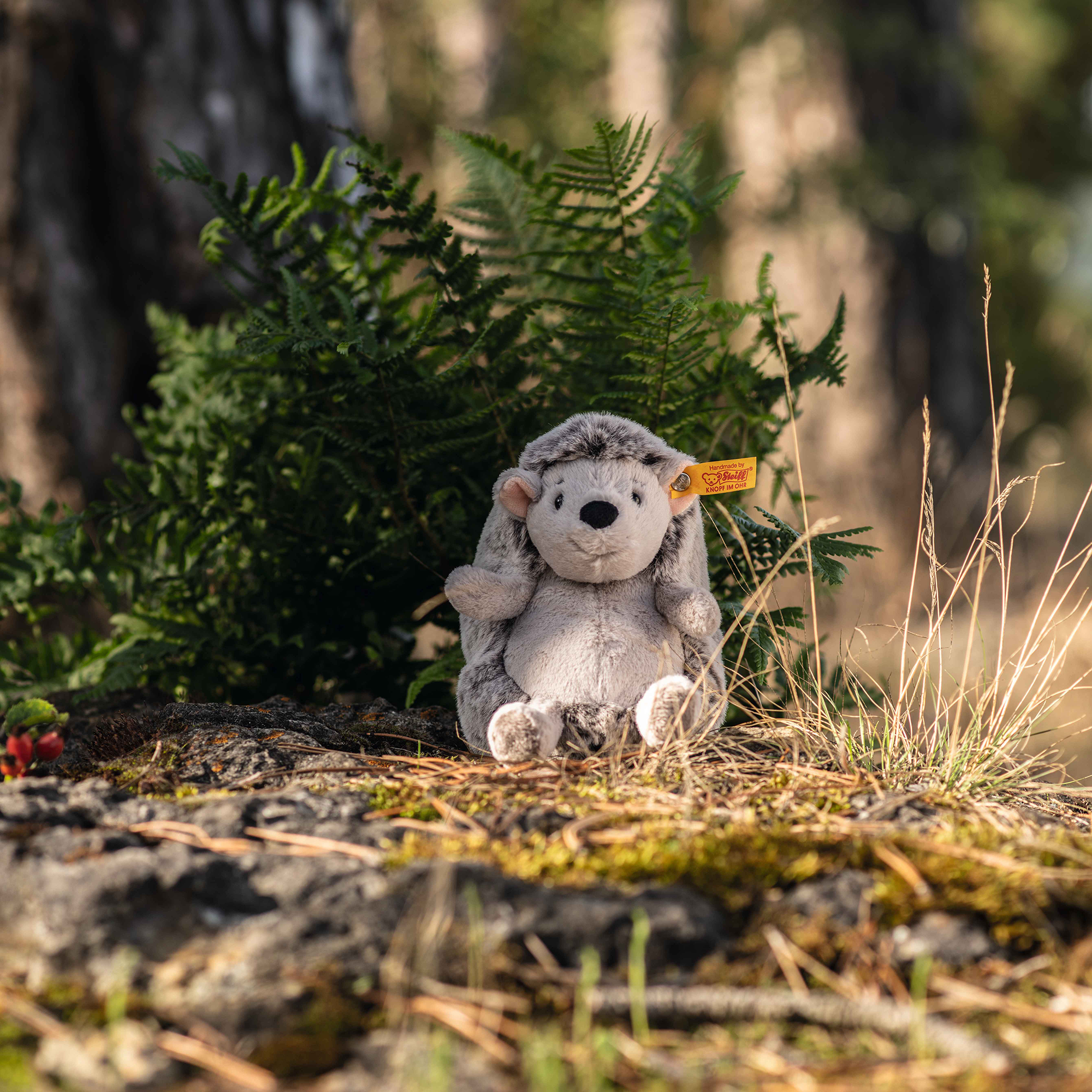 Kuscheltiere, Steiff, Grau – Besonderheit: Igel zum Kuscheln und Spielen