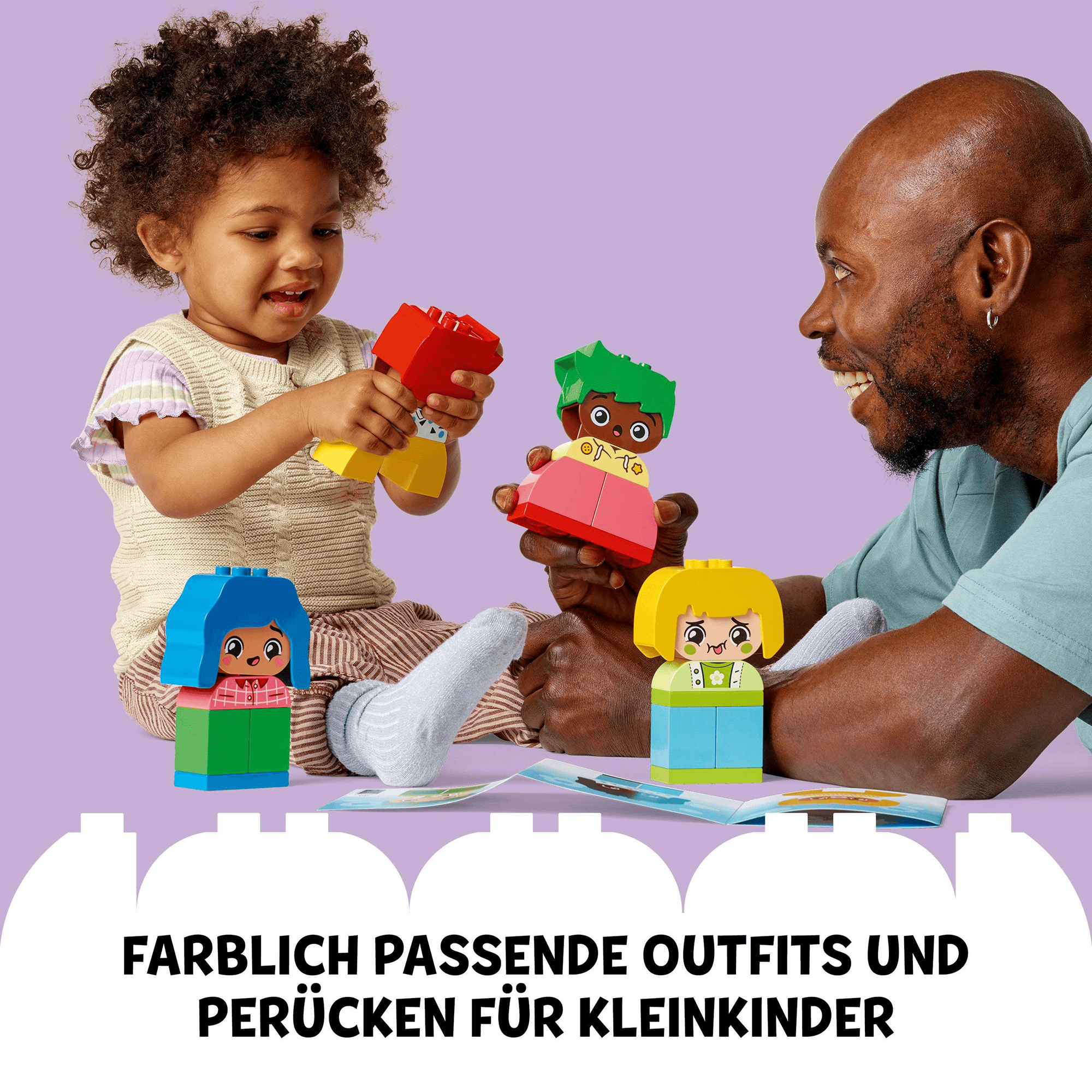 Konstruktionsspielzeug, LEGO – Besonderheit: Lernspielzeug mit 23 Steinen zum Stapeln