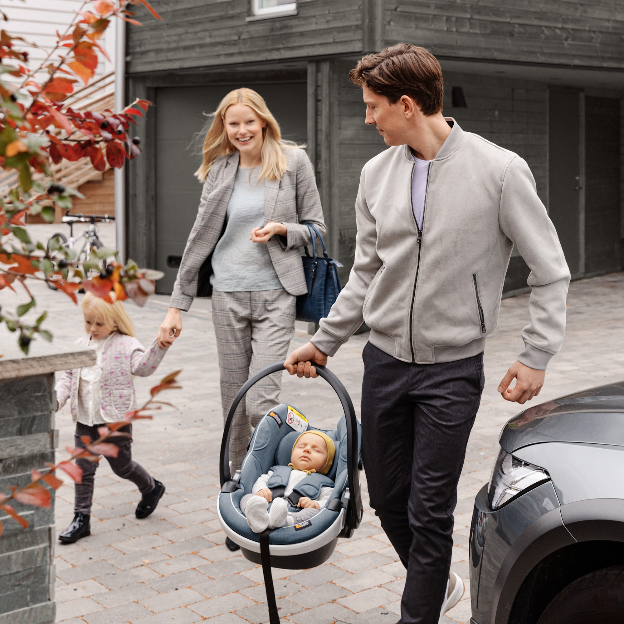 Babyschalen 0-13 kg, Gruppe 0+, BeSafe, Blau – Produktansicht