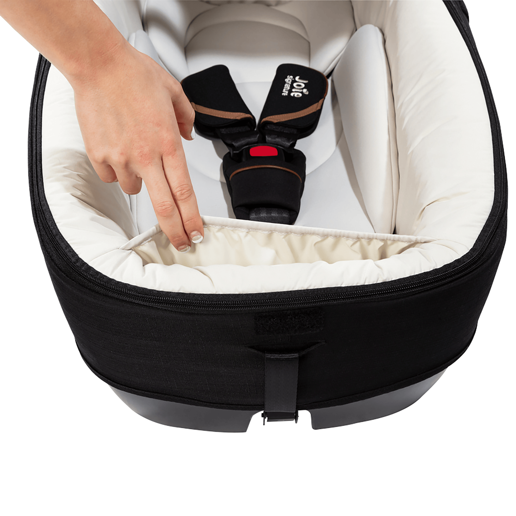Babyschalen 0-13 kg, Gruppe 0+, Joie signature, Schwarz – Produktansicht