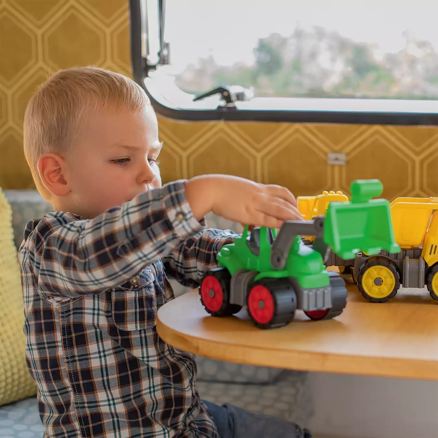 Spielzeugautos, BIG, Grün – Produktansicht