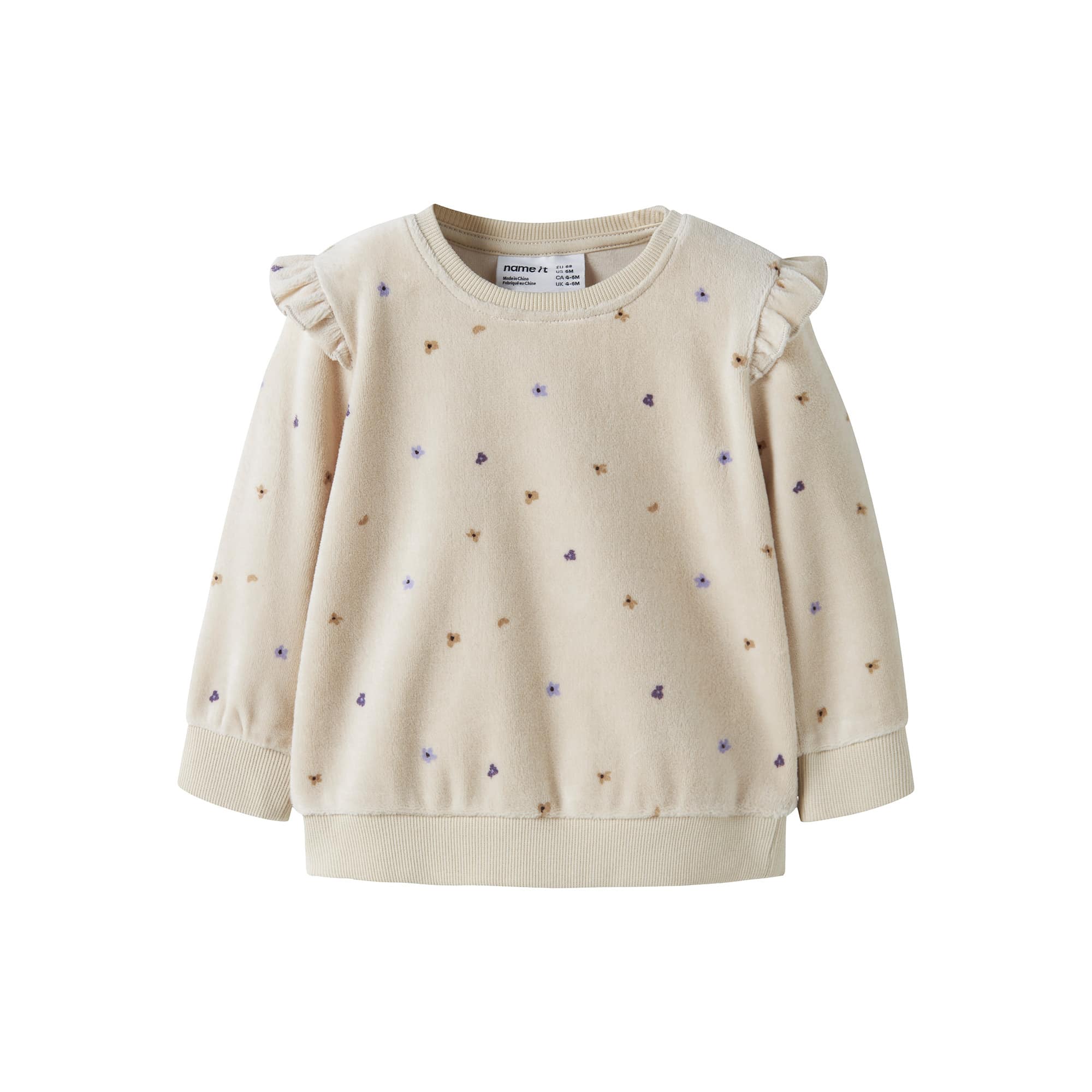 Pullover & Sweatshirts, name it, Beige – Besonderheit: aus 80% Baumwolle