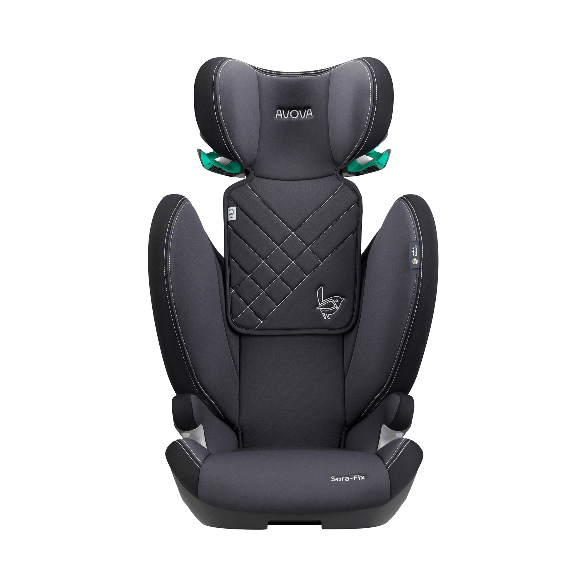 Kindersitze 15-36 kg, Gruppe 2/3, AVOVA, Grau – Produktansicht