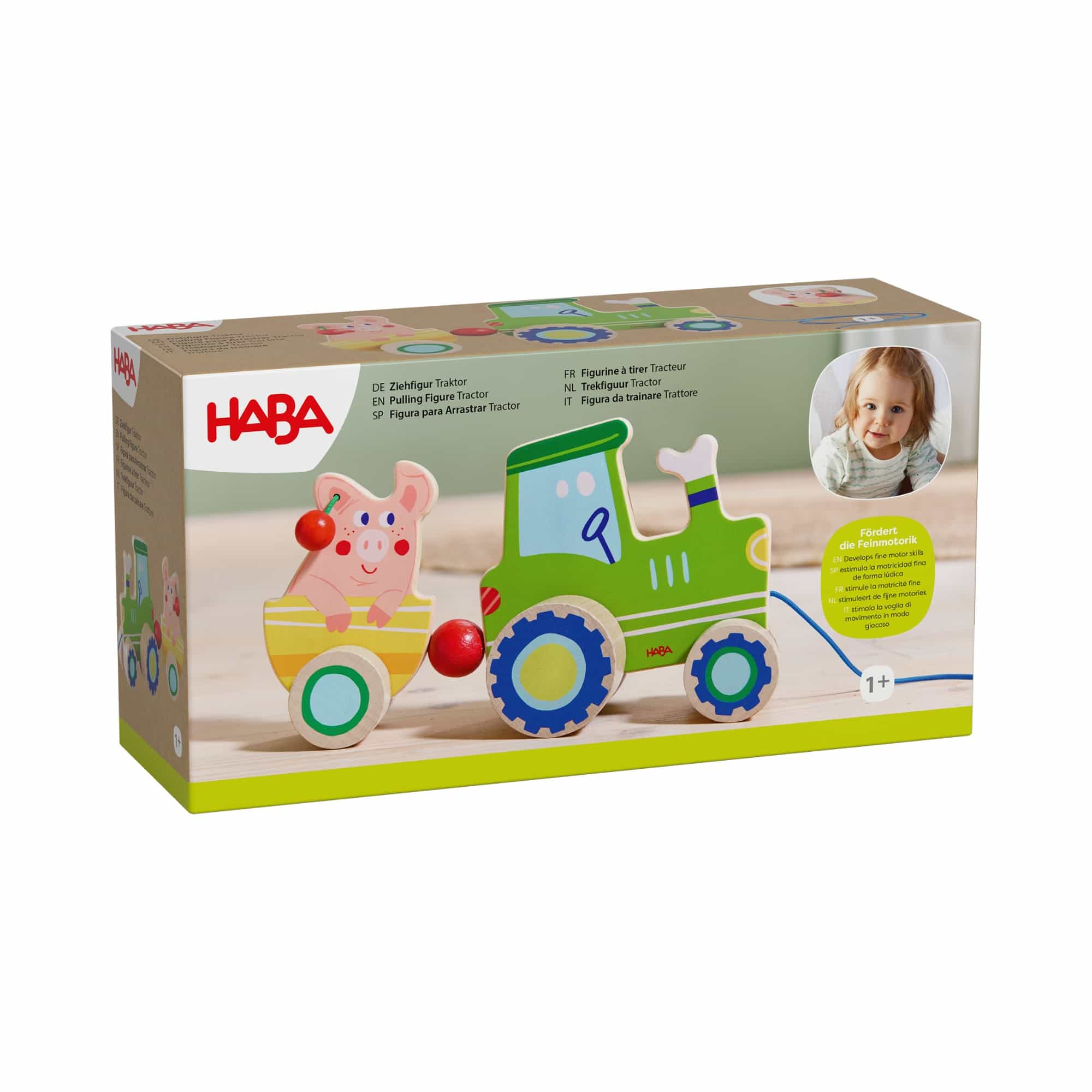 Nachziehtiere, HABA, Grün – Produktansicht