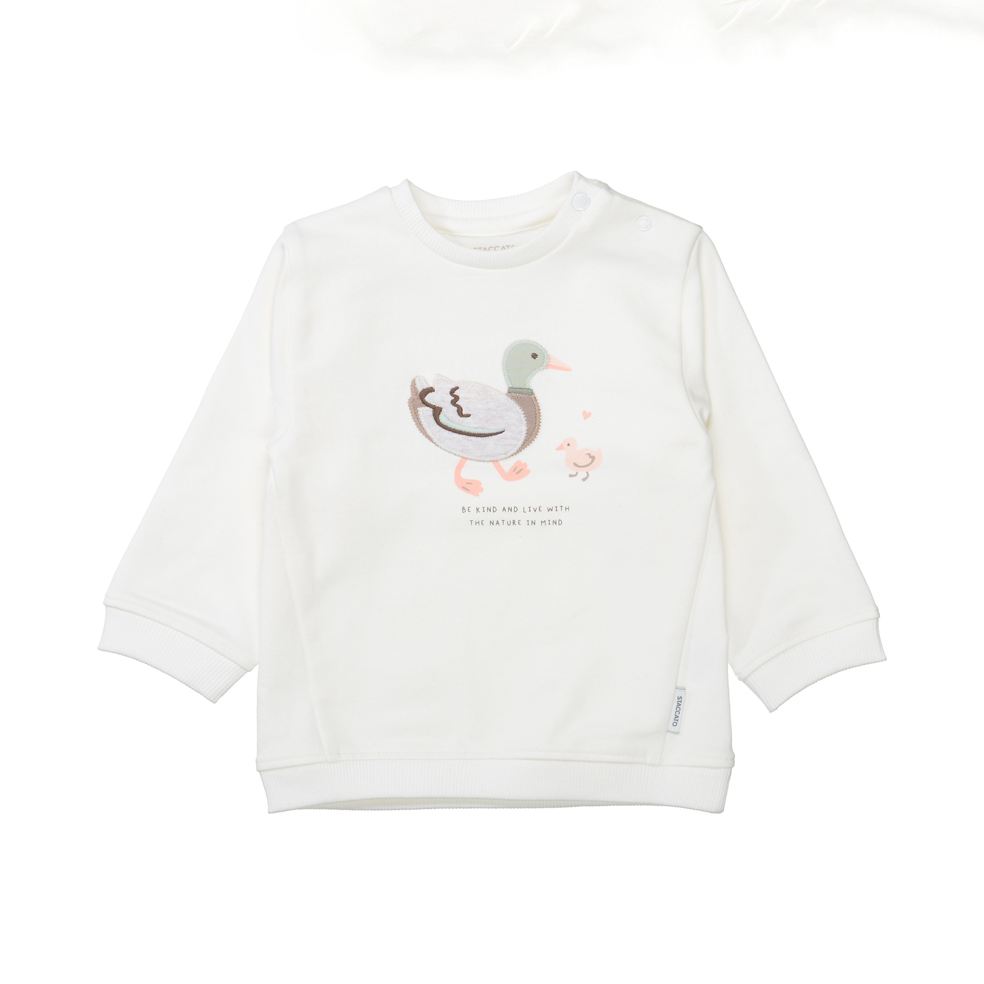 Baby Pullover Größe 86, STACCATO, Weiß – Besonderheit: aus 95% Baumwolle