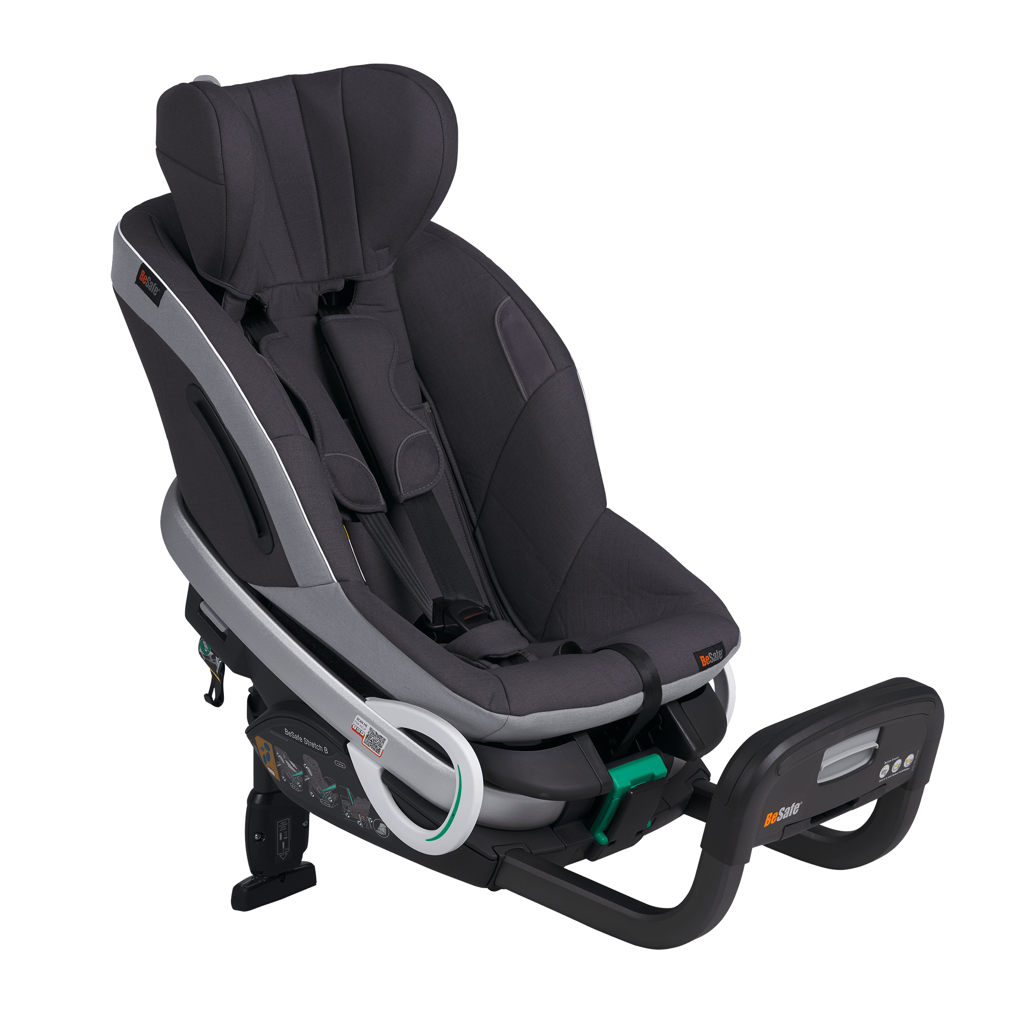 Reboarder 0-18 kg, Gruppe 0+/1, BeSafe, Grau – Produktansicht