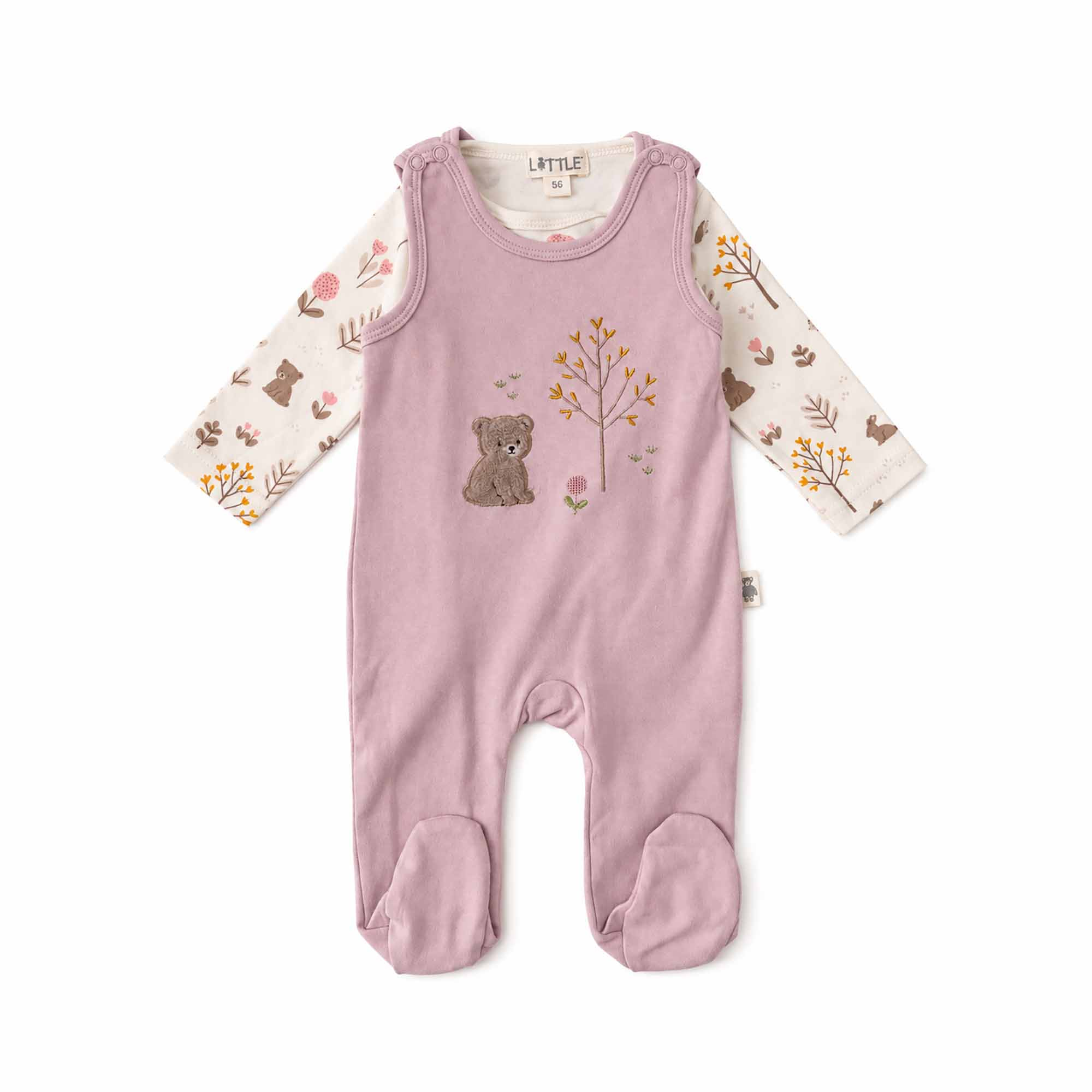 Strampler, LITTLE, Pink – Produktansicht