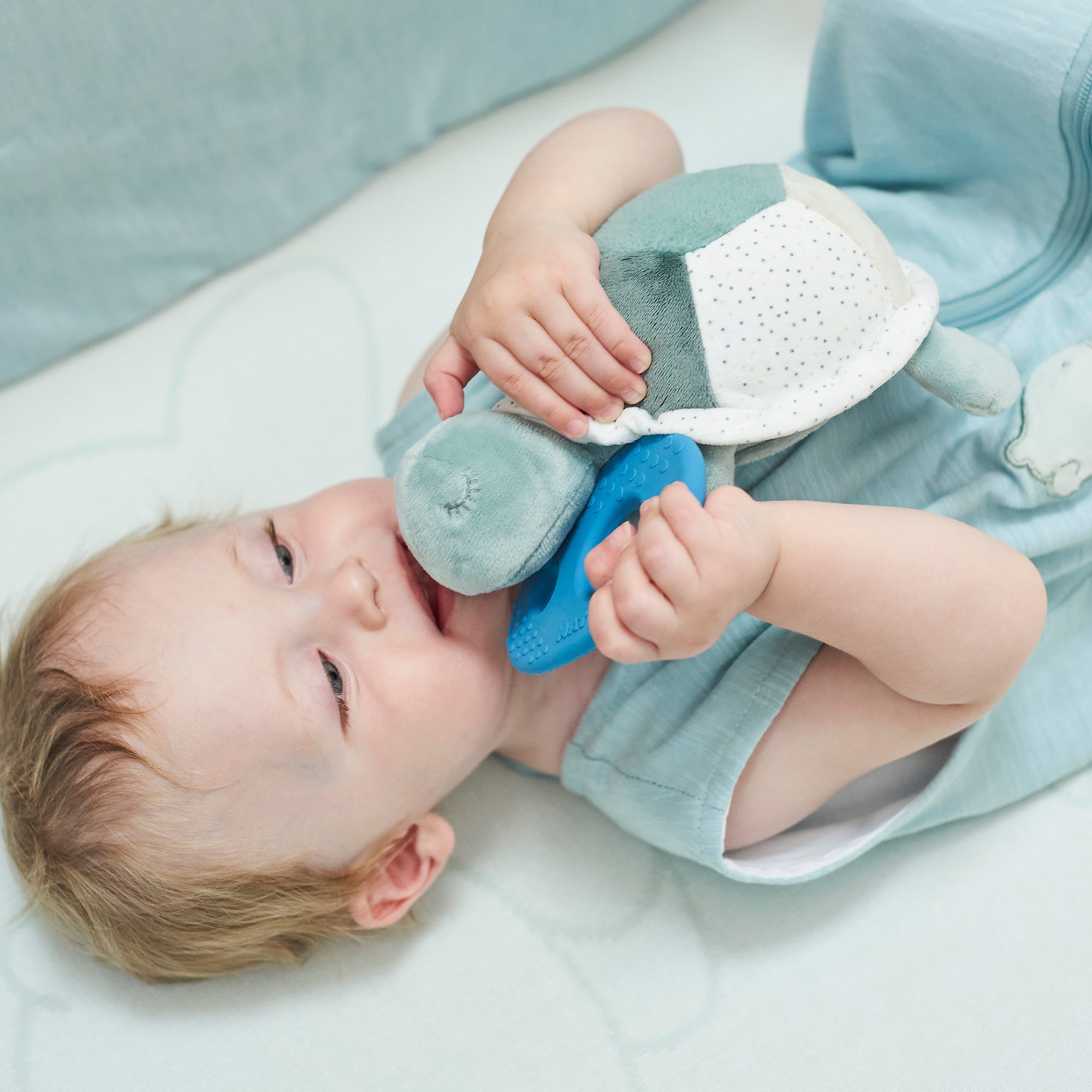 Kuscheltiere, Nattou, Grün – Produktansicht