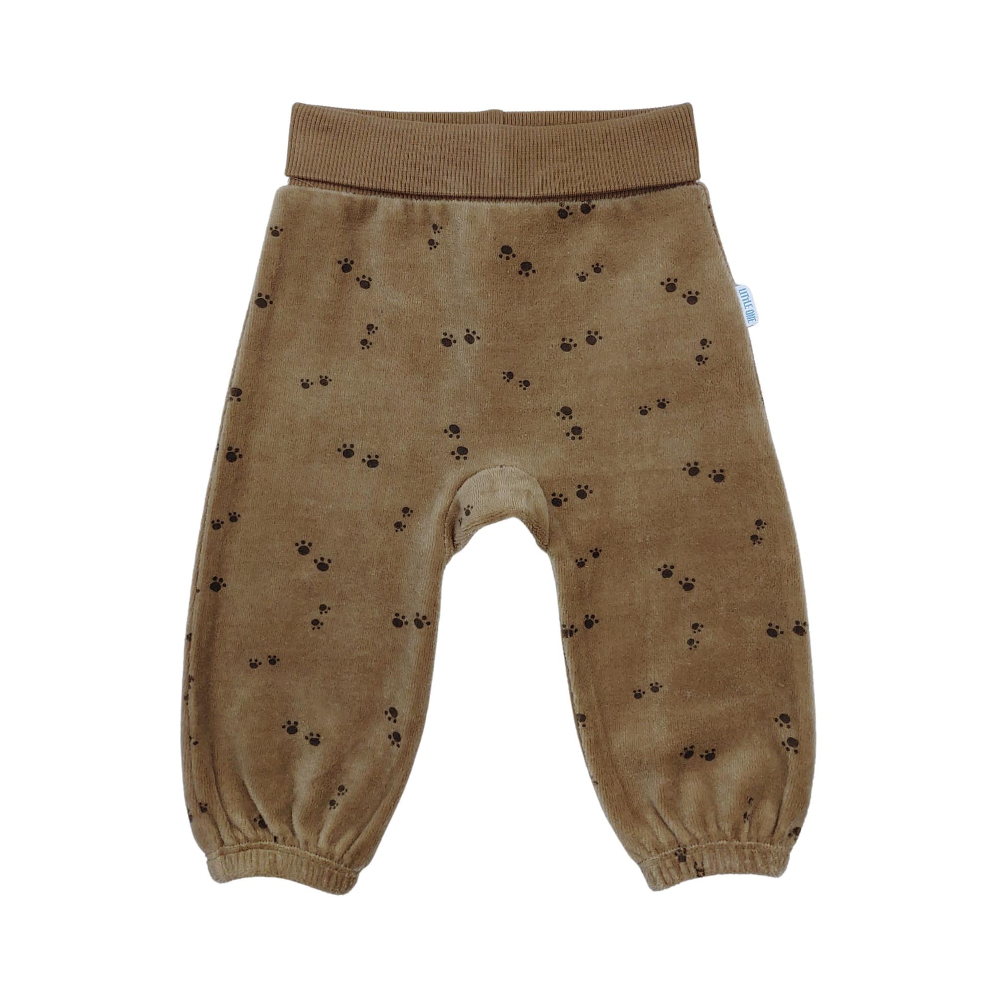 Lange Hosen, LITTLE ONE, Braun – Besonderheit: aus weicher Baumwolle