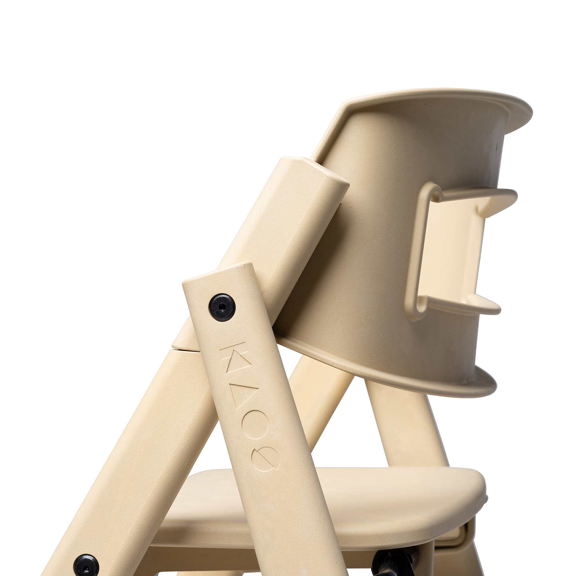 Klapphochstühle, KAOS, Beige – Produktansicht