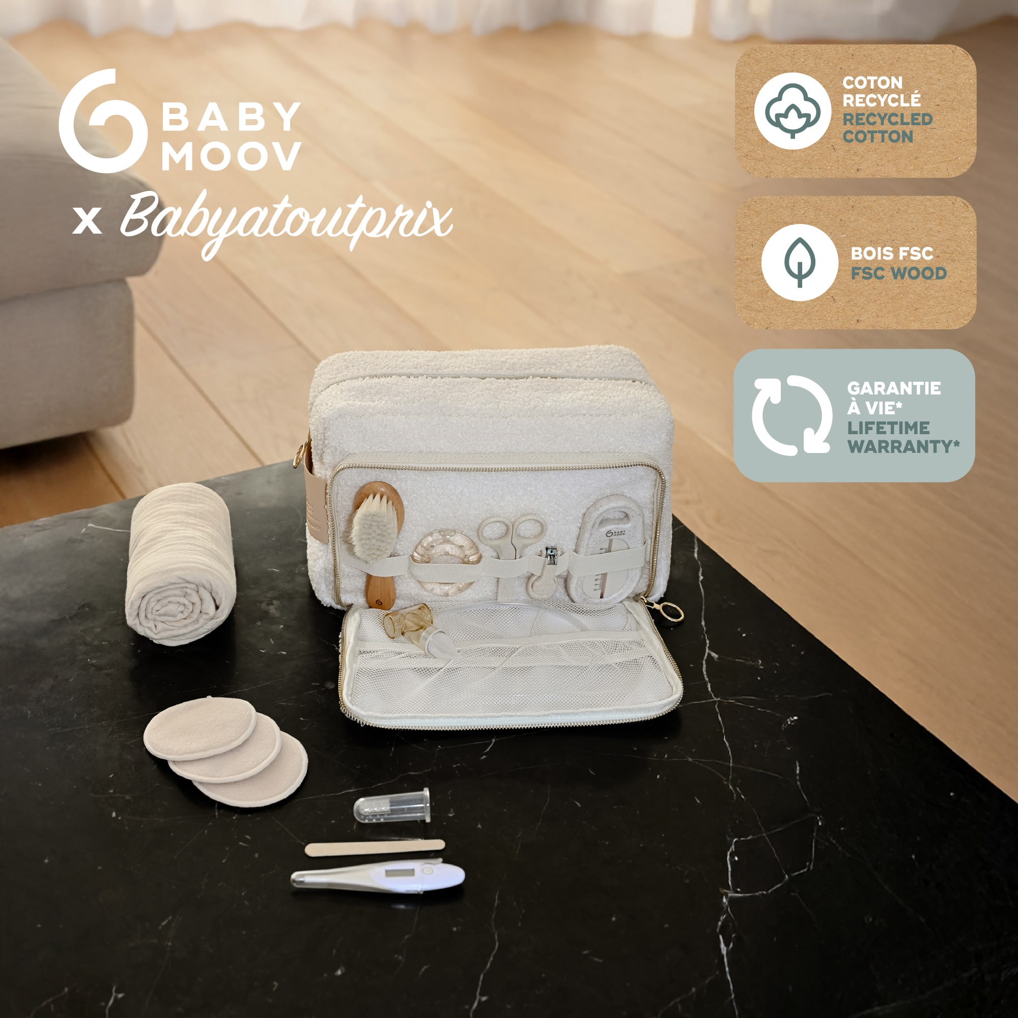 Babypflege-Sets, babymoov, Weiß – Produktansicht