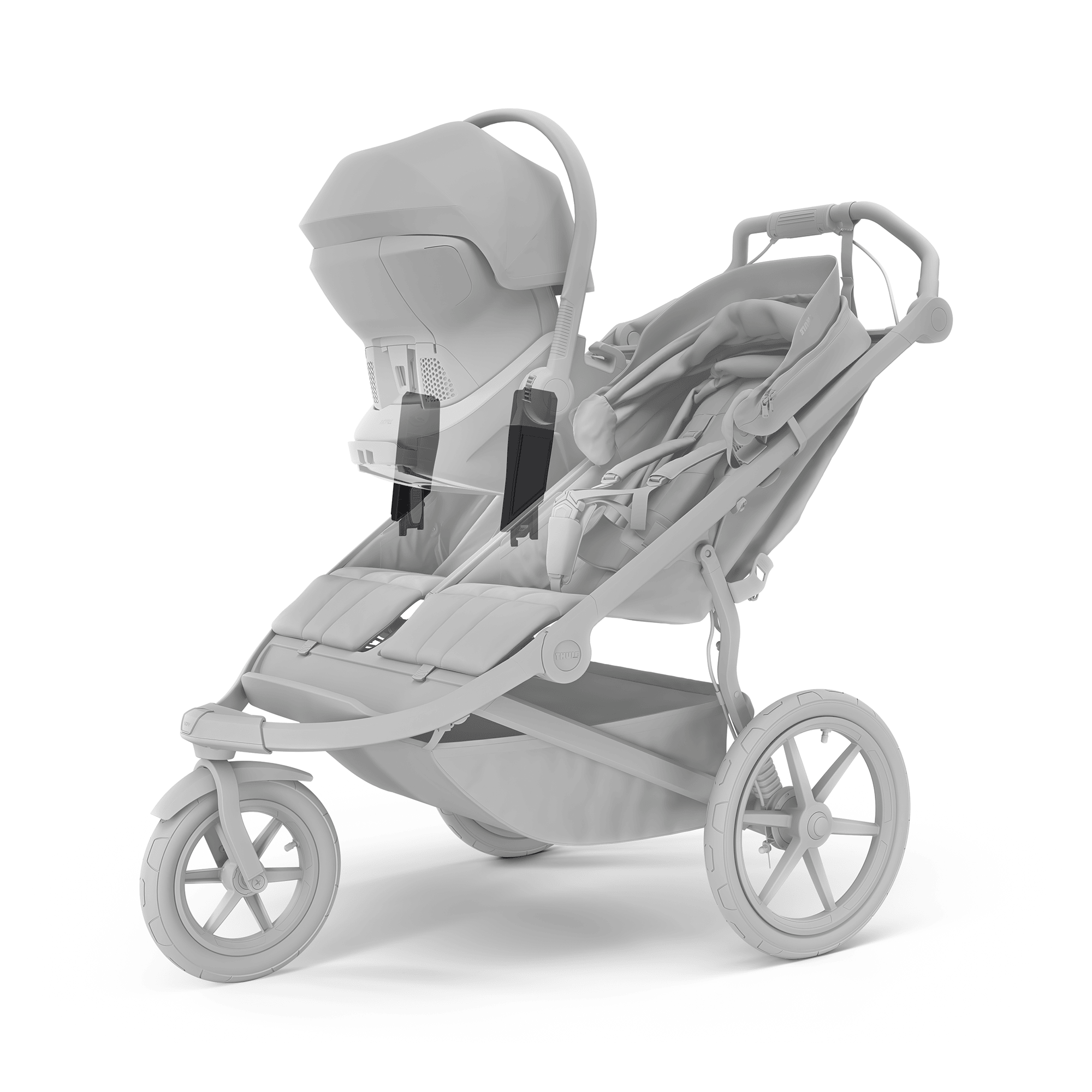 Adapter, THULE, Schwarz – Produktansicht