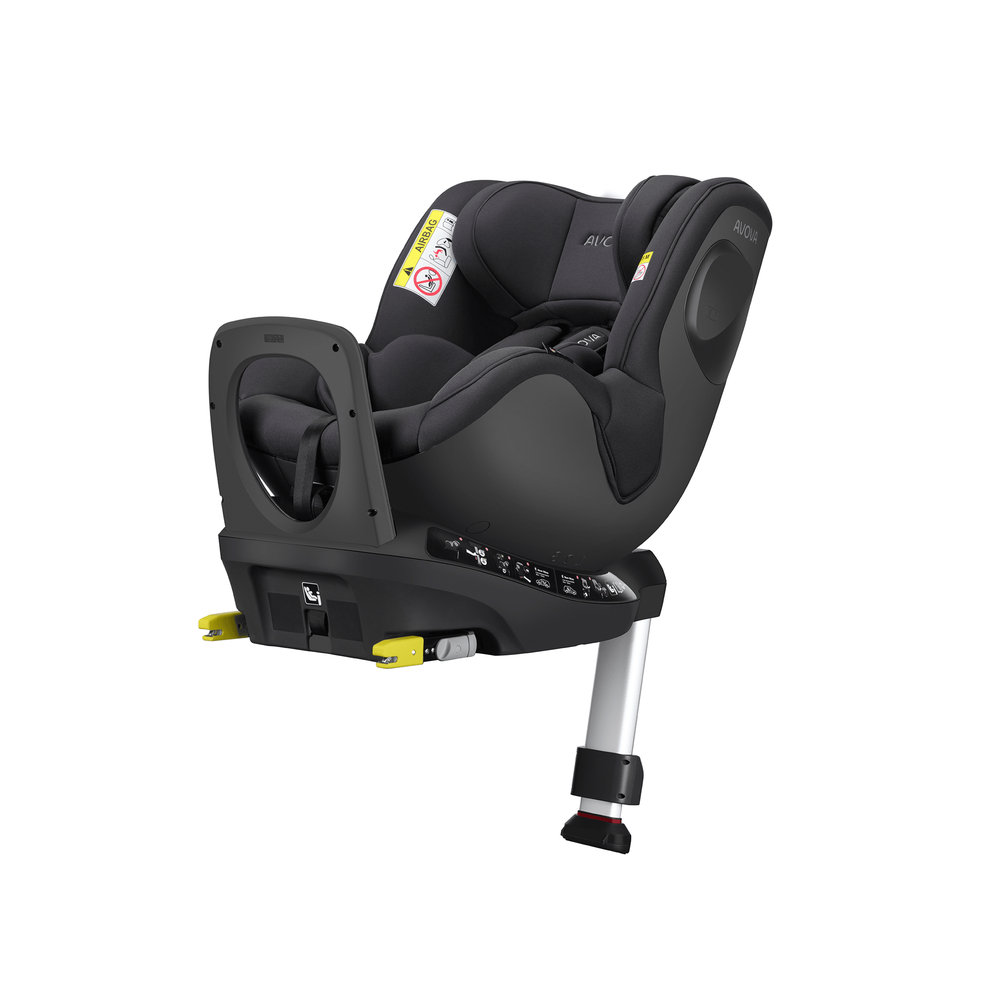 Reboarder 0-18 kg, Gruppe 0+/1, AVOVA, Grau – Produktansicht