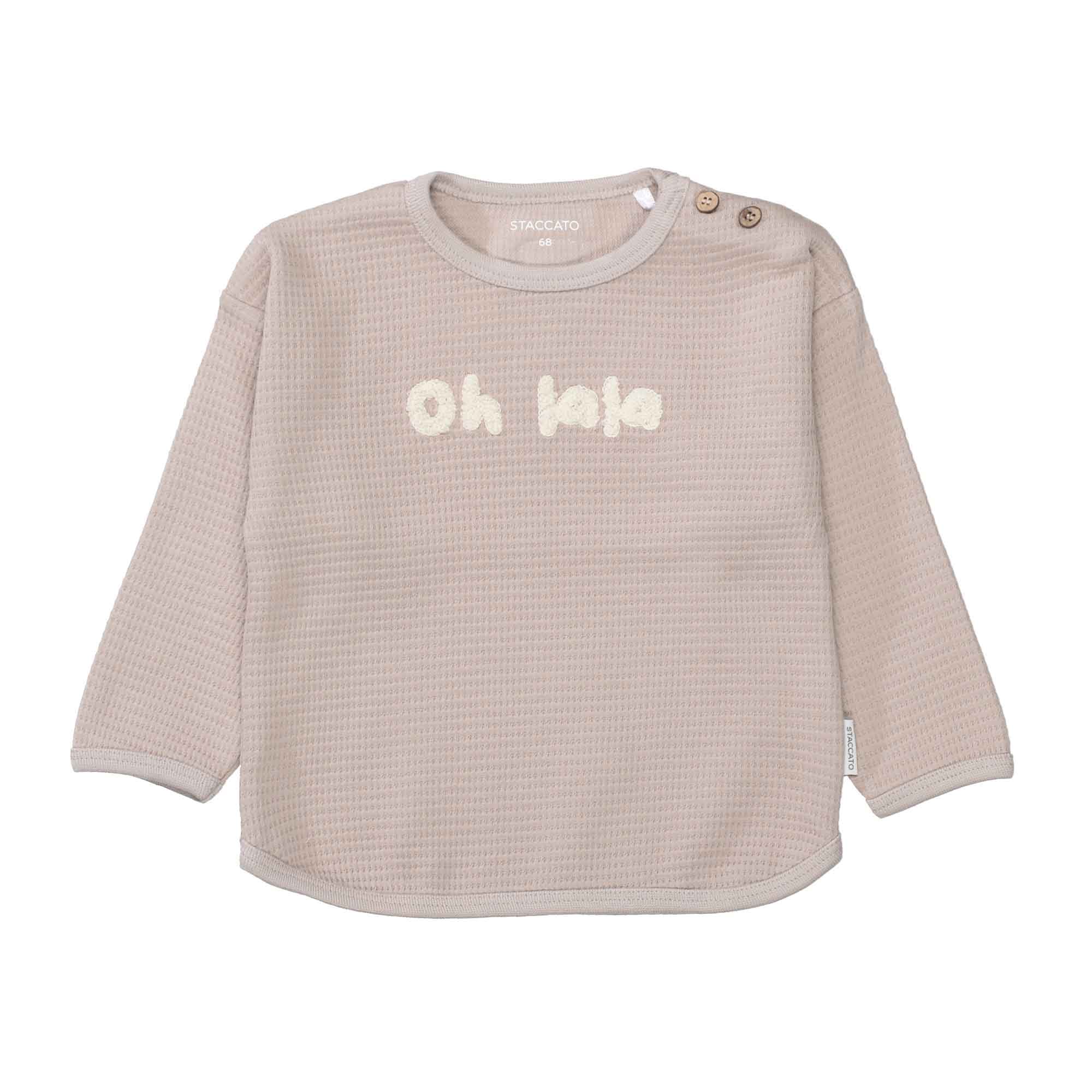 Langarmshirts, STACCATO, Beige – Produktansicht