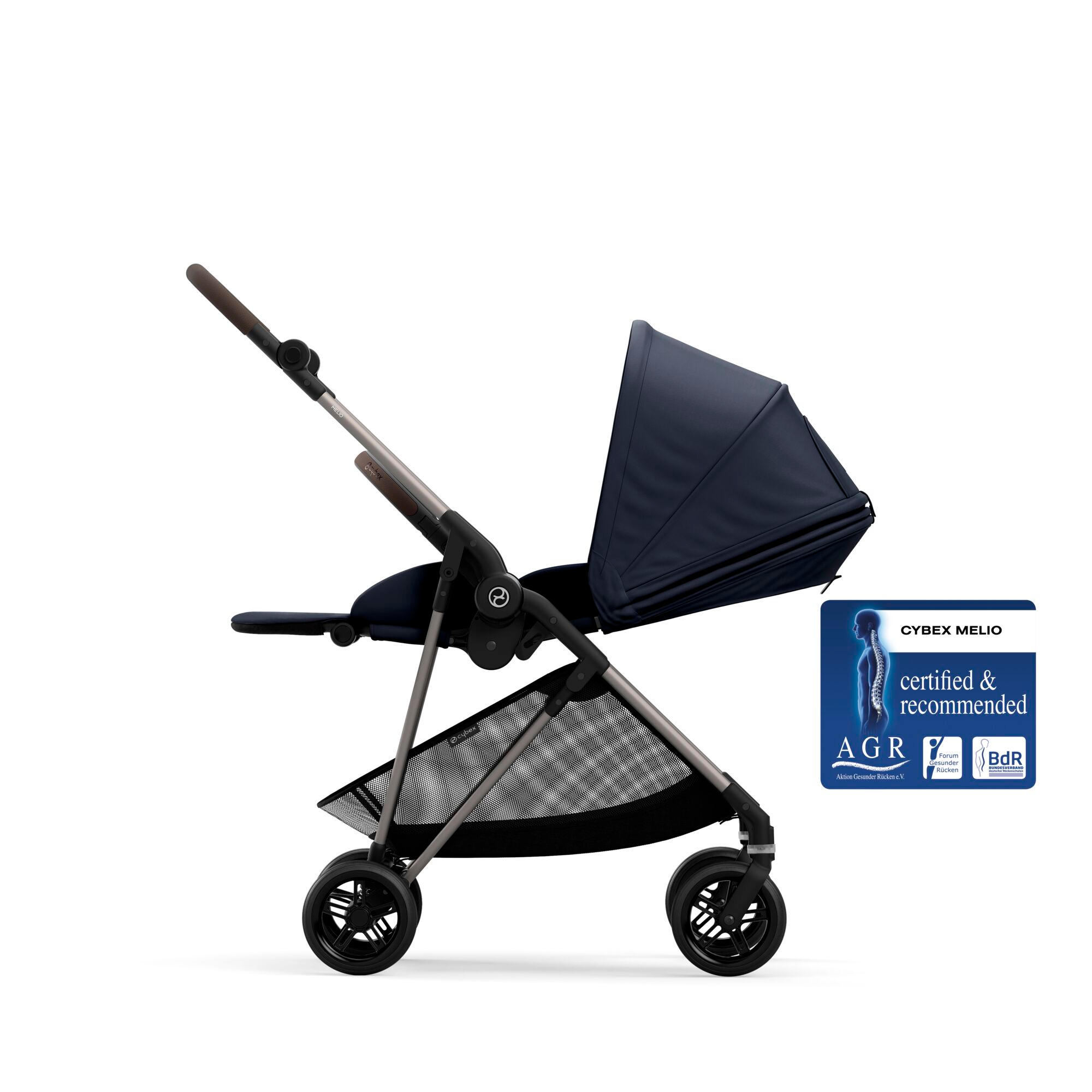 Kombi-Kinderwagen, cybex, Blau – Produktansicht