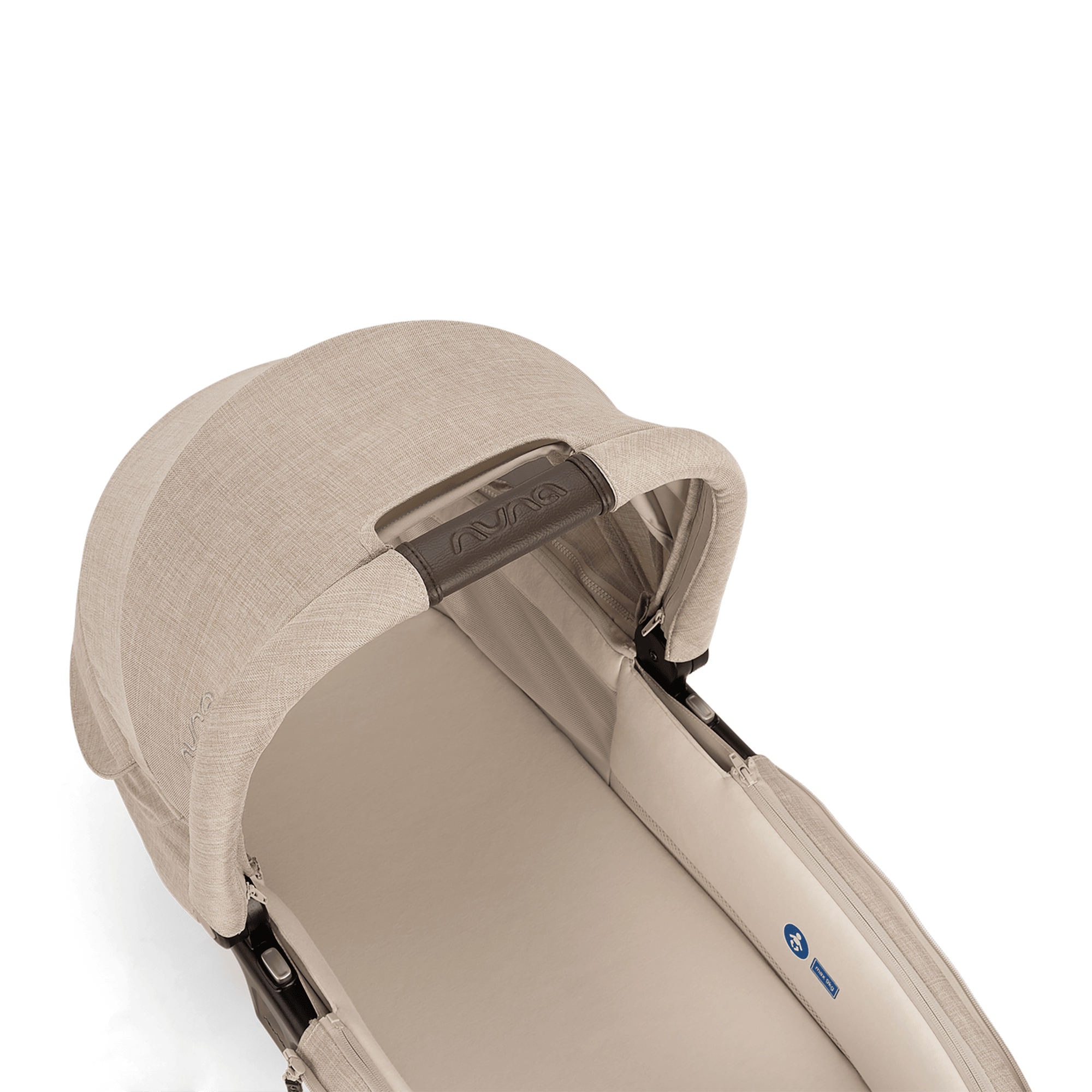 Kombi-Kinderwagen, nuna, Beige – Produktansicht