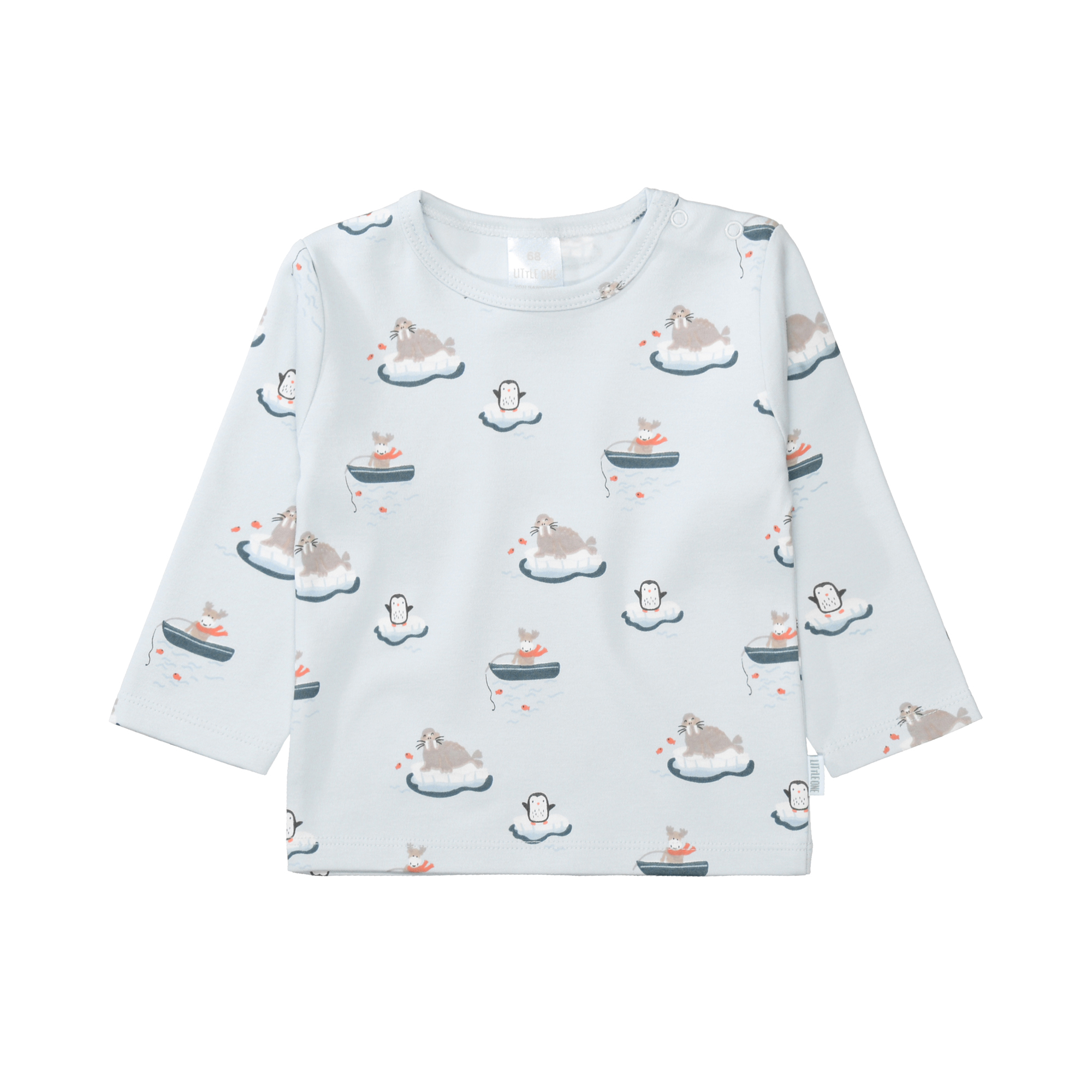 Langarmshirts, LITTLE ONE, Blau – Besonderheit: aus 100% Bio-Baumwolle