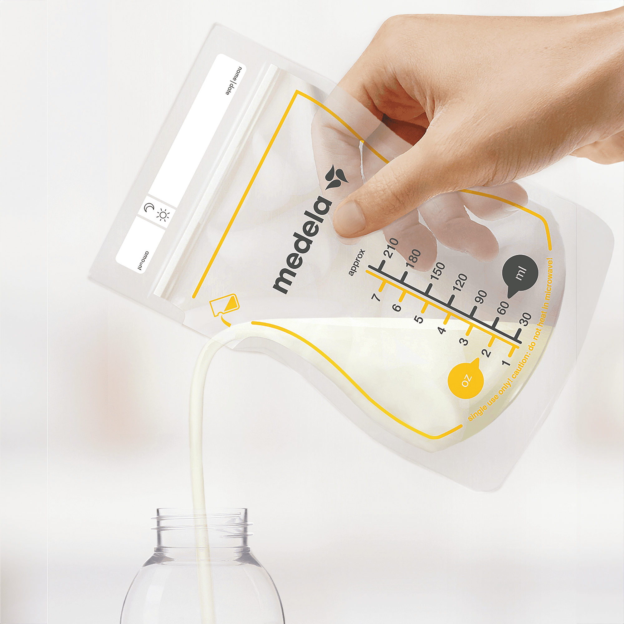 Easy Pour Muttermilchbeutel 25 Stück medela Transparent 2000587335203 2