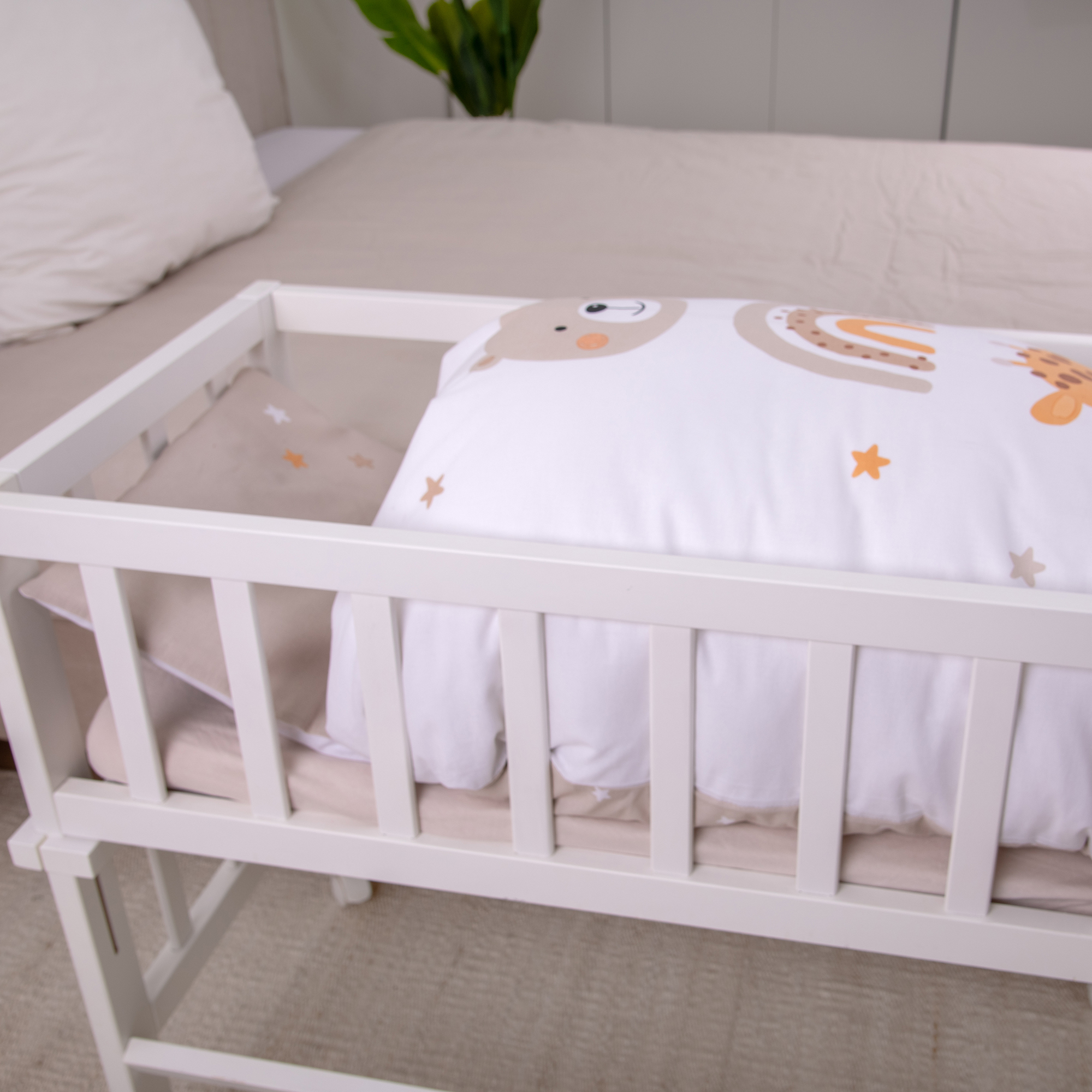 Babybettwäsche, HERDING, Weiß – Produktansicht