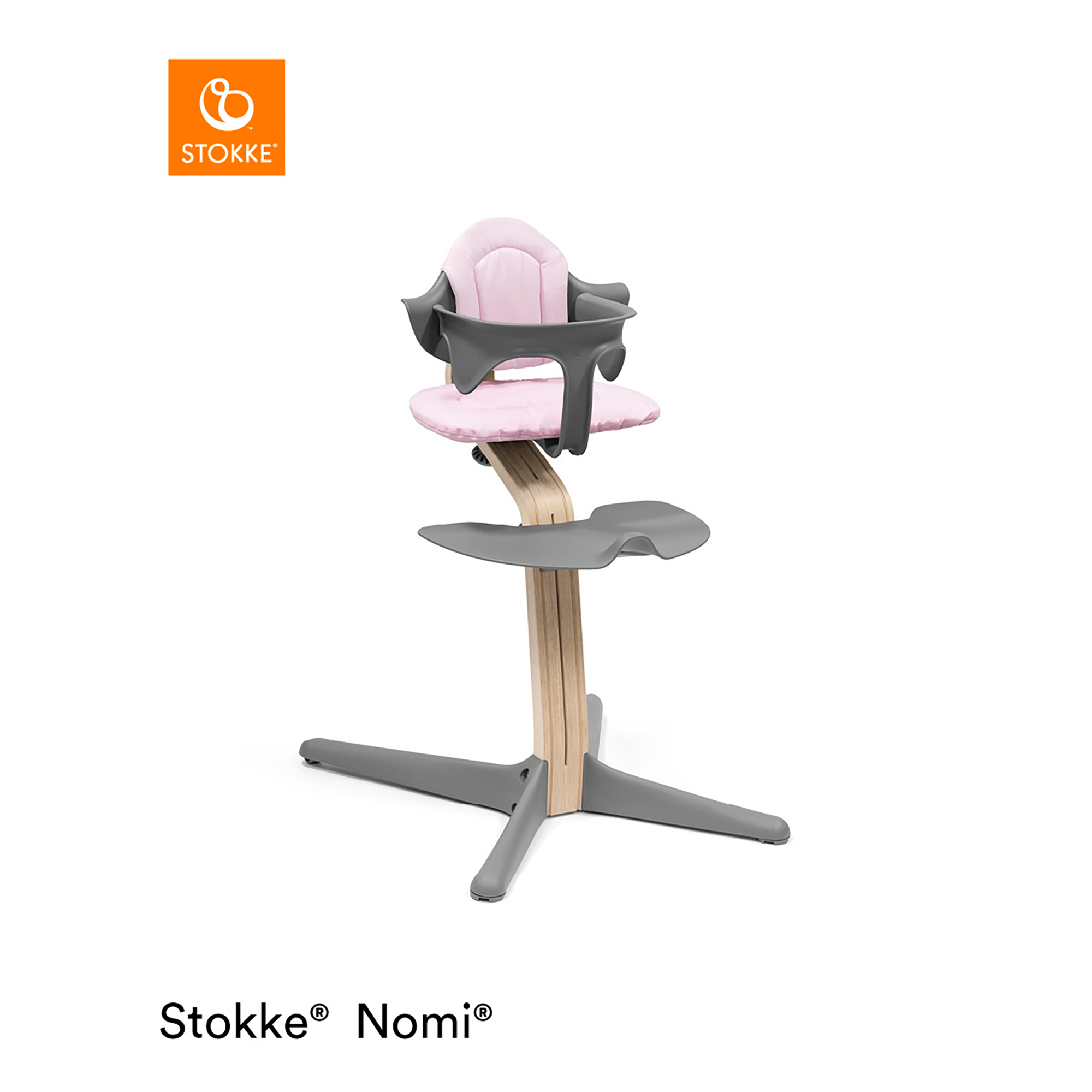 Treppenhochstühle, STOKKE, Pink – Produktansicht