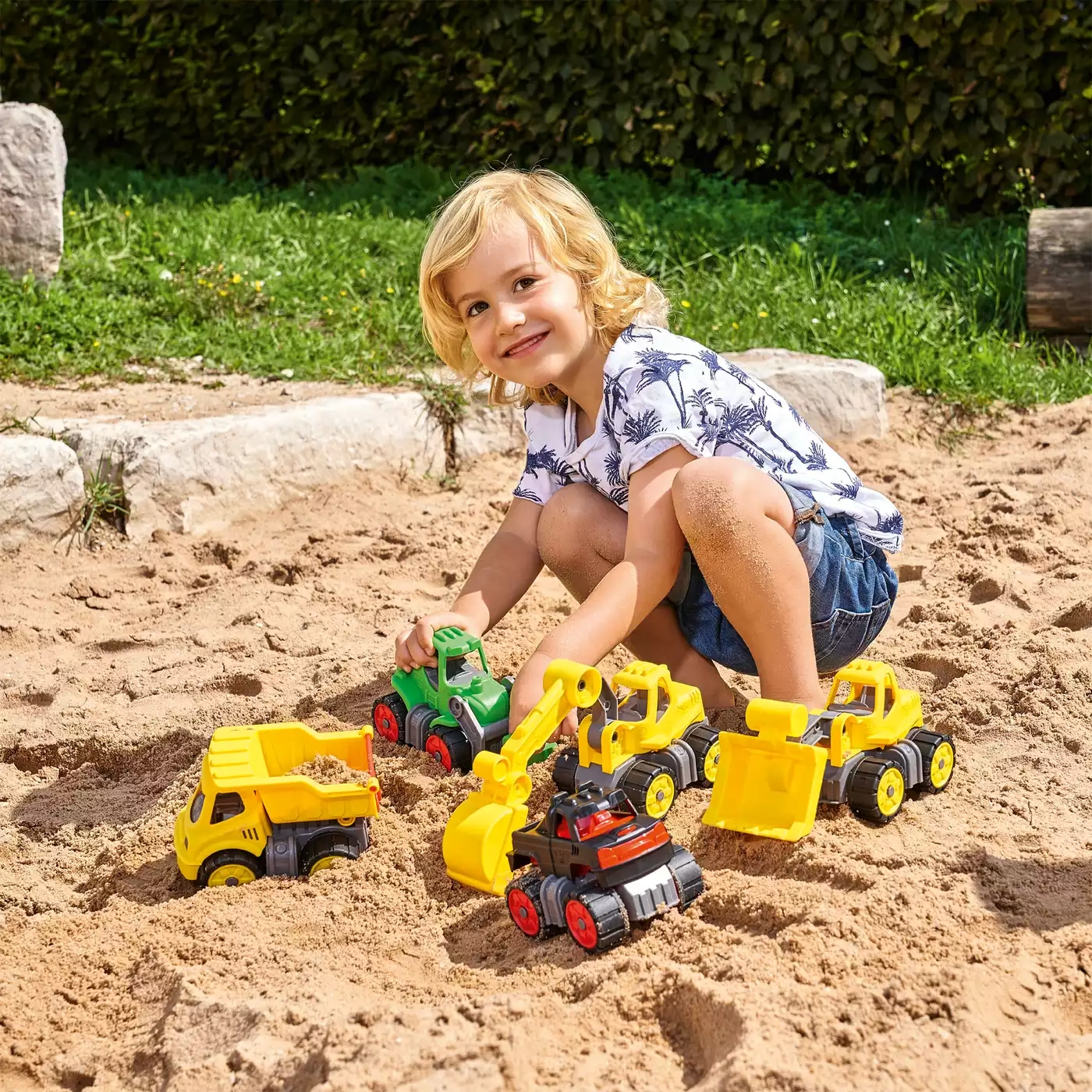 Spielzeugautos, BIG, Grün – Produktansicht