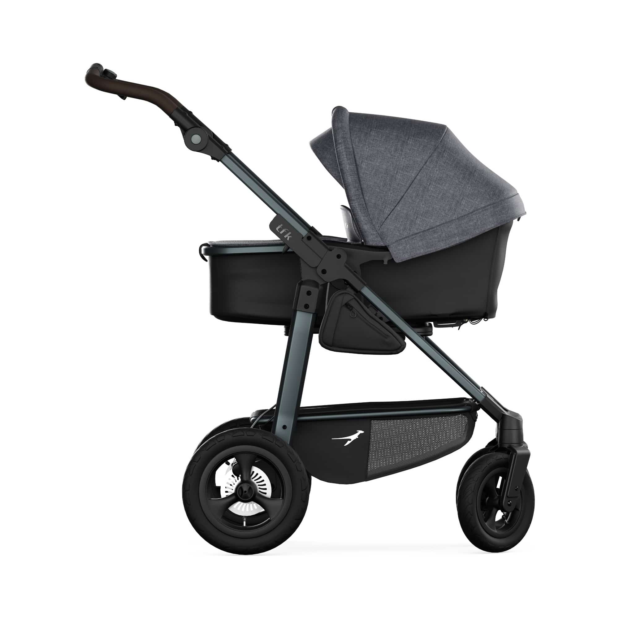 Kombi-Kinderwagen, tfk, Schwarz – Produktansicht