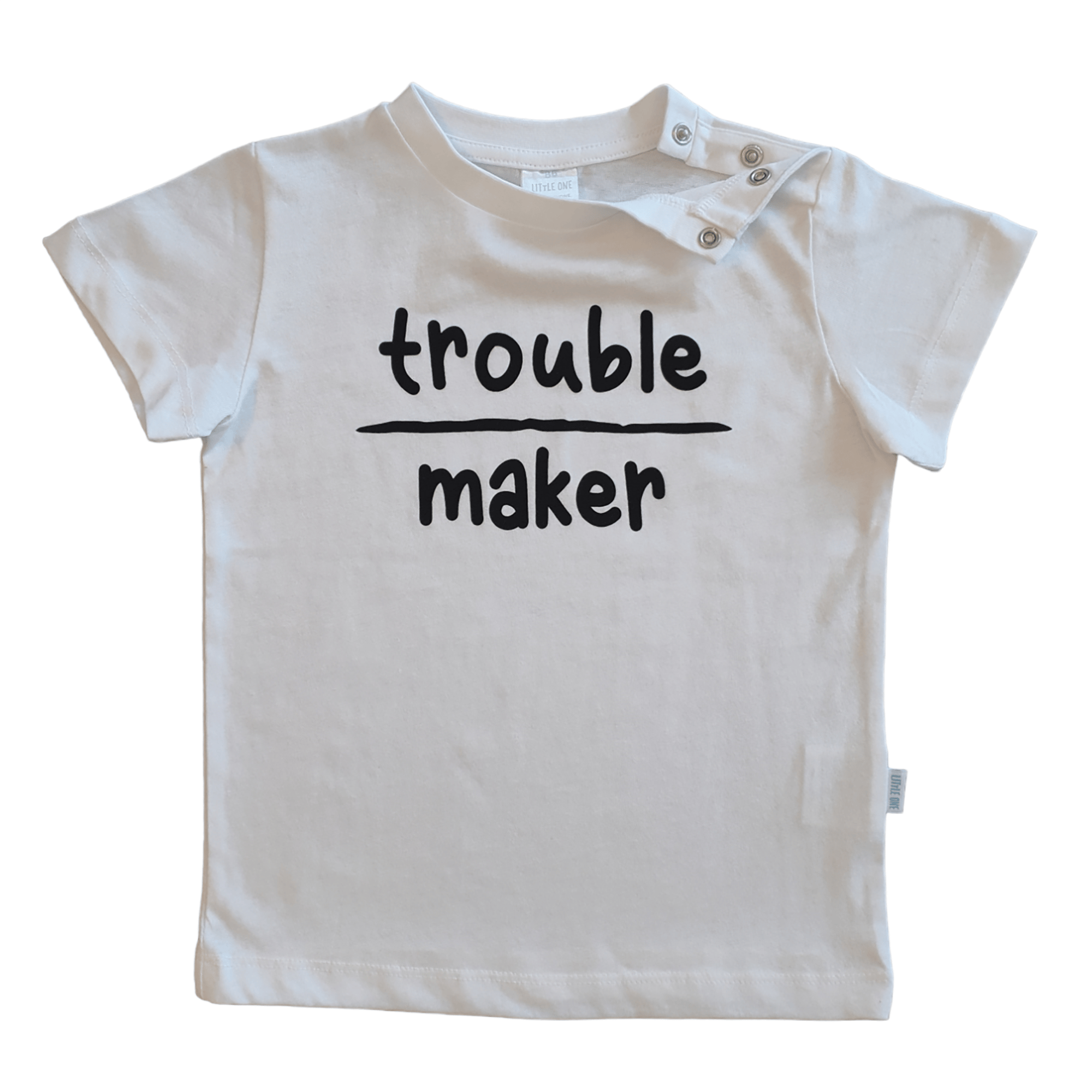 T-Shirt troublemaker LITTLE ONE Weiß M2000585194802 2