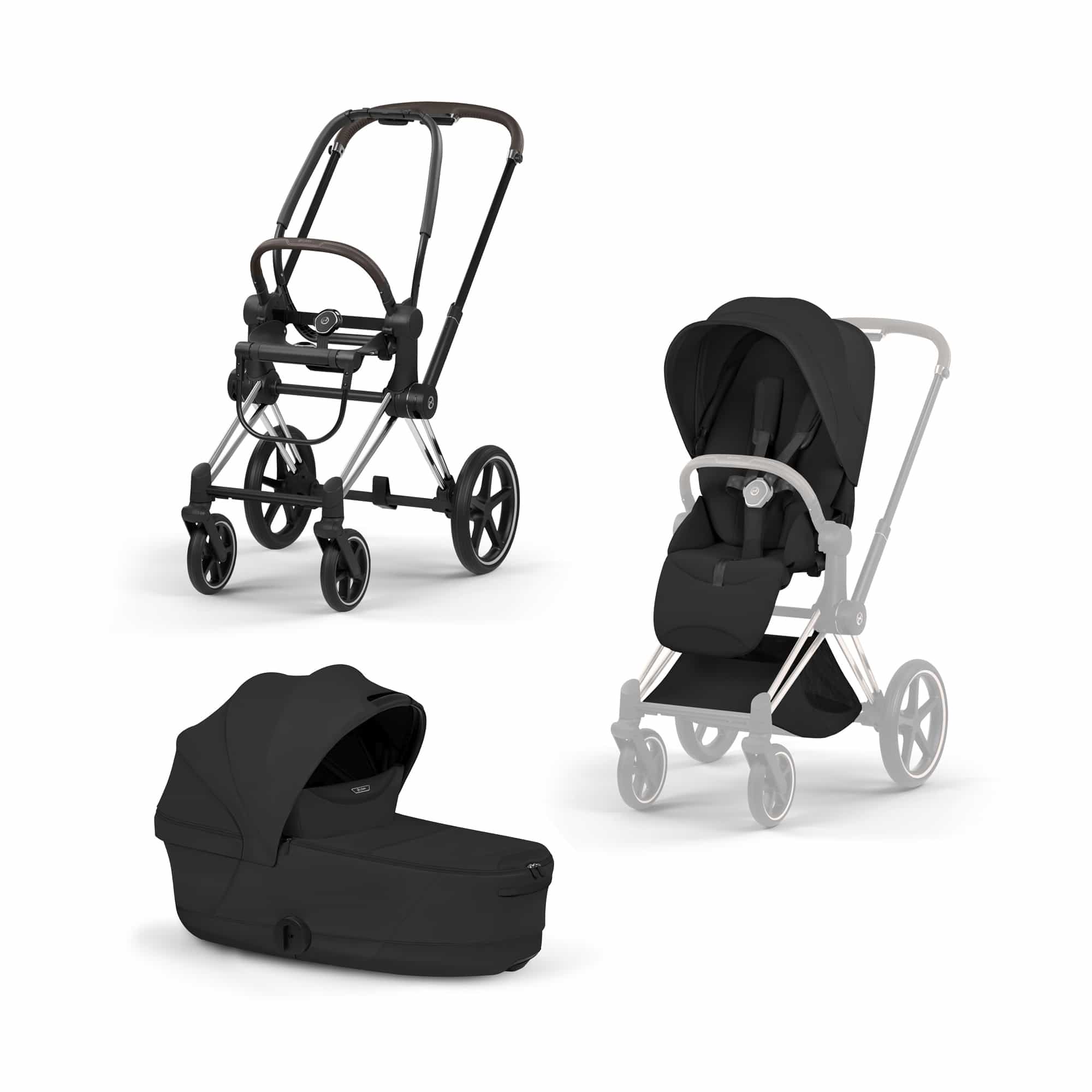 Kinderwagen Komplettsets, cybex PLATINUM, Schwarz – Produktansicht