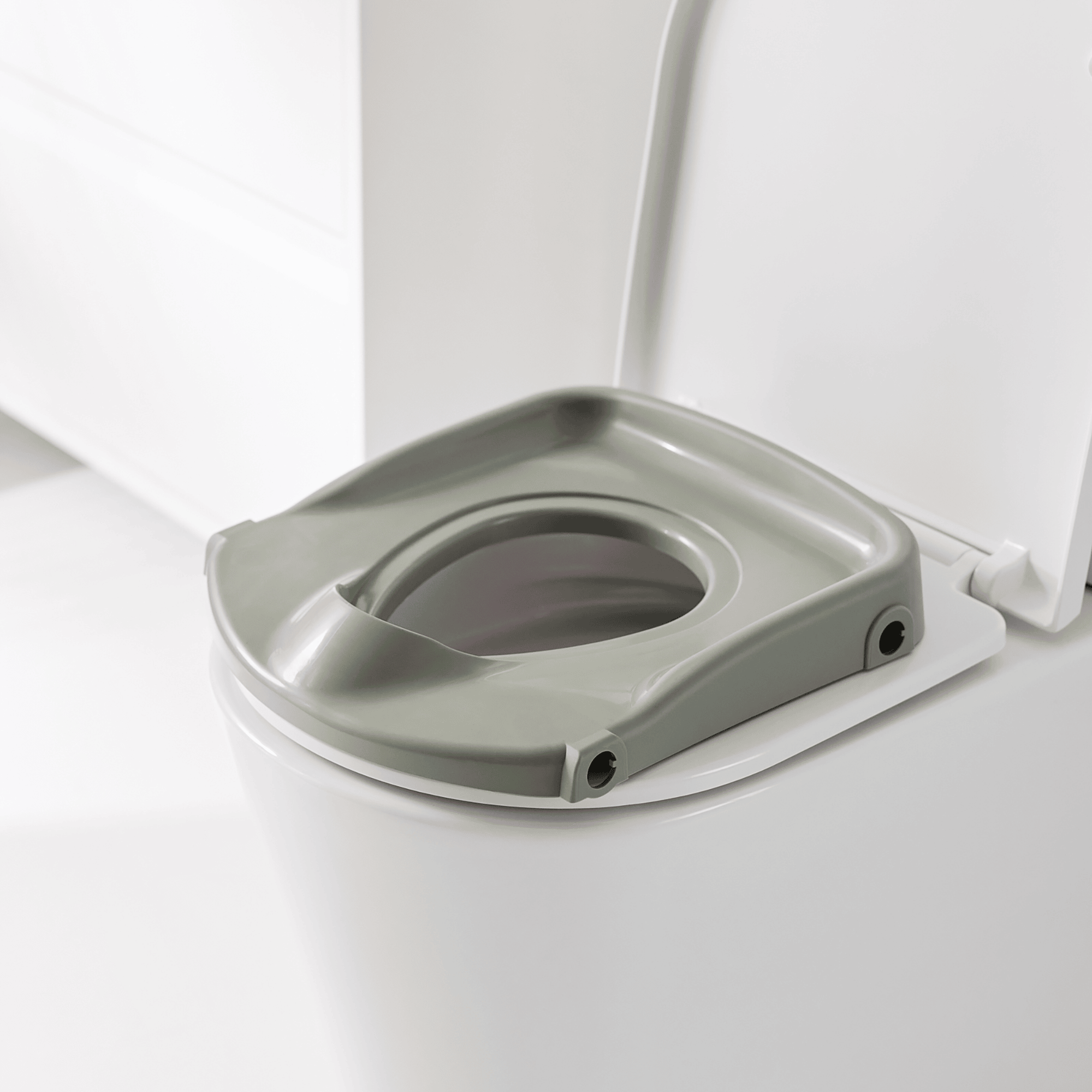 Toilettentrainer mit Treppe, rotho Babydesign, Grün – Produktansicht