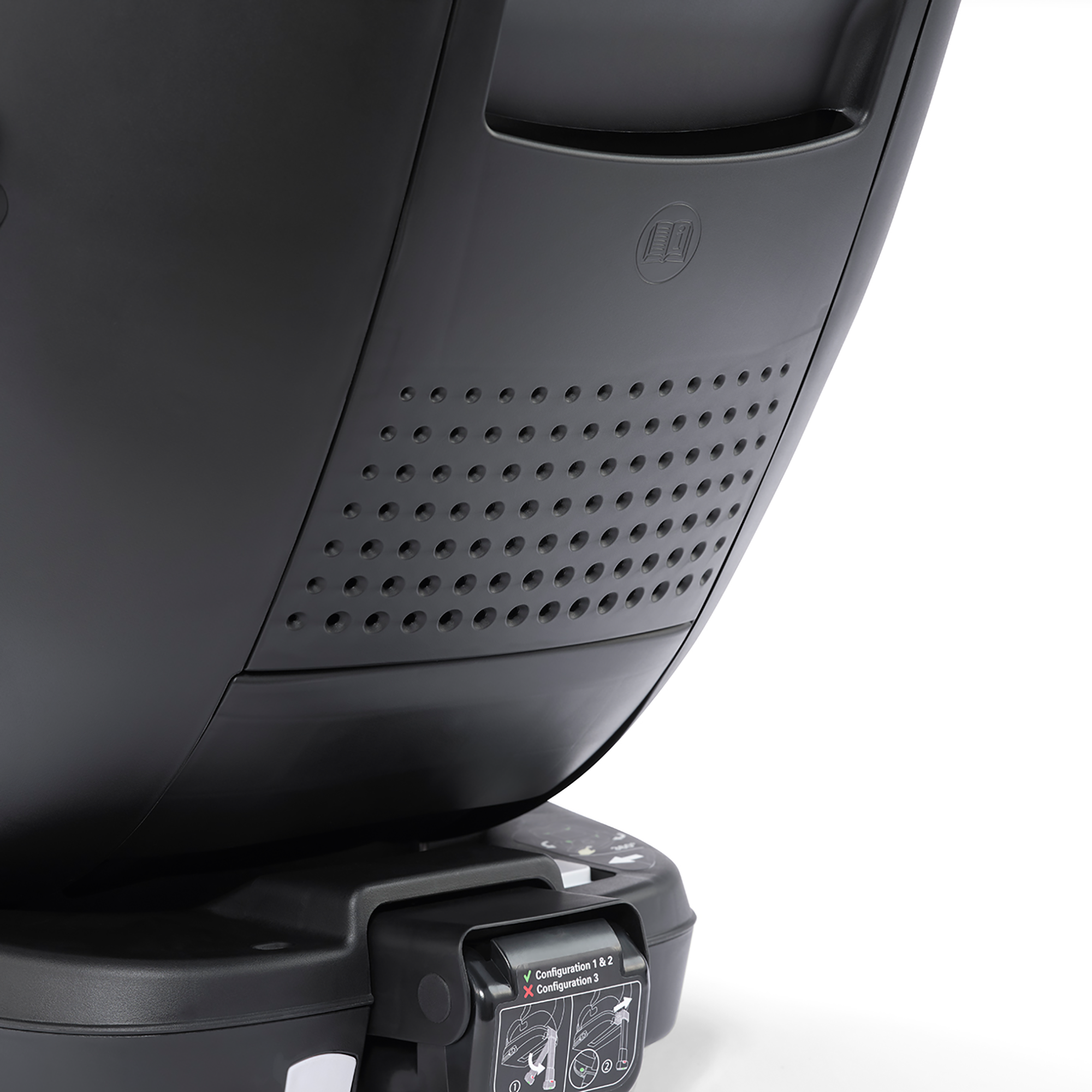 Reboarder 0-18 kg, Gruppe 0+/1, RECARO, Grau – Produktansicht