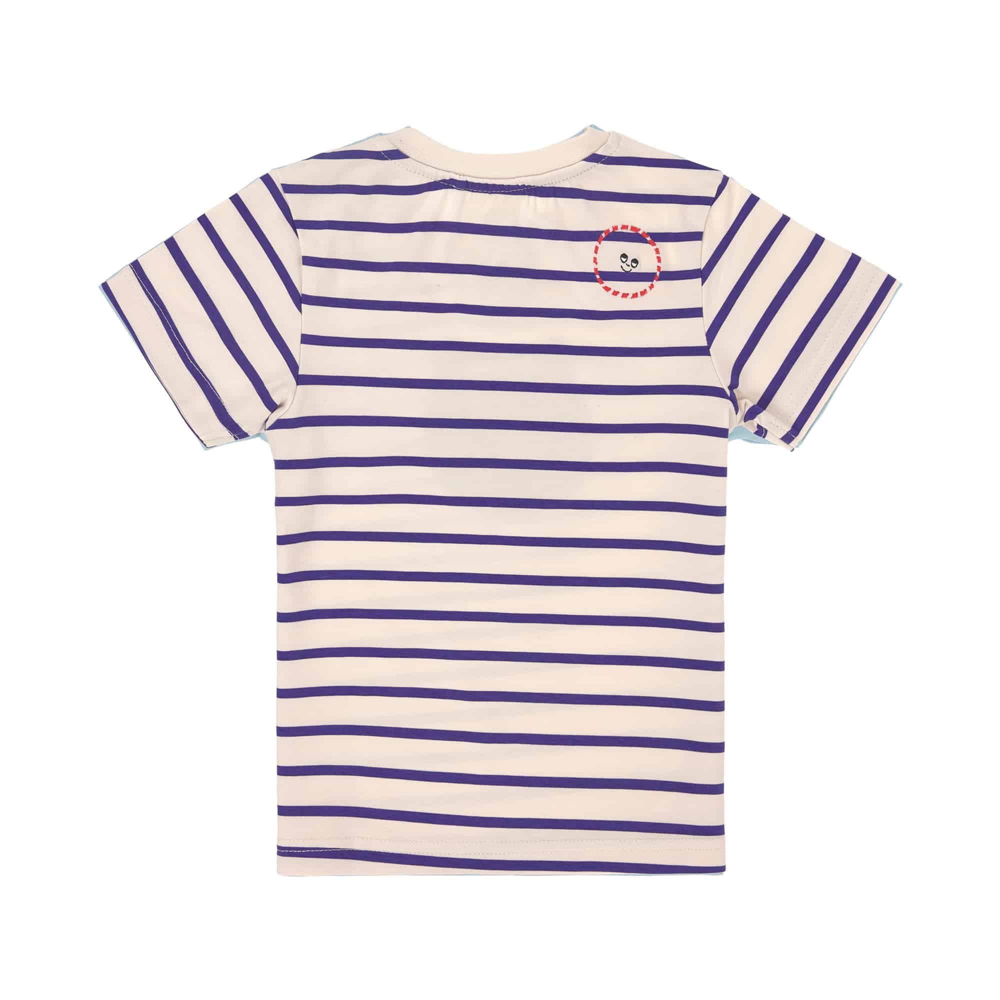 Kurzarmshirts, LÄSSIG, Lila – Produktansicht