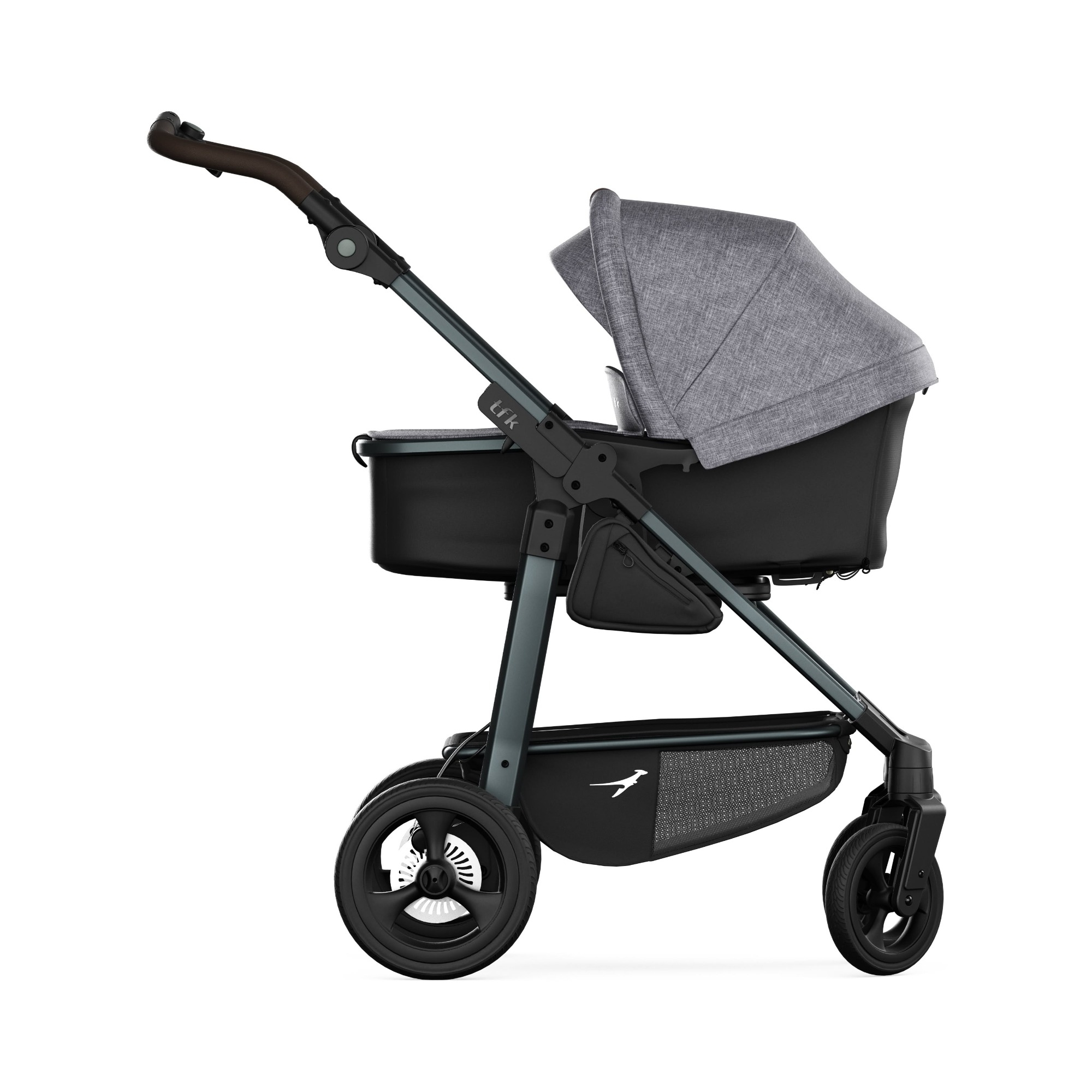 Kombi-Kinderwagen, tfk, Grau – Produktansicht